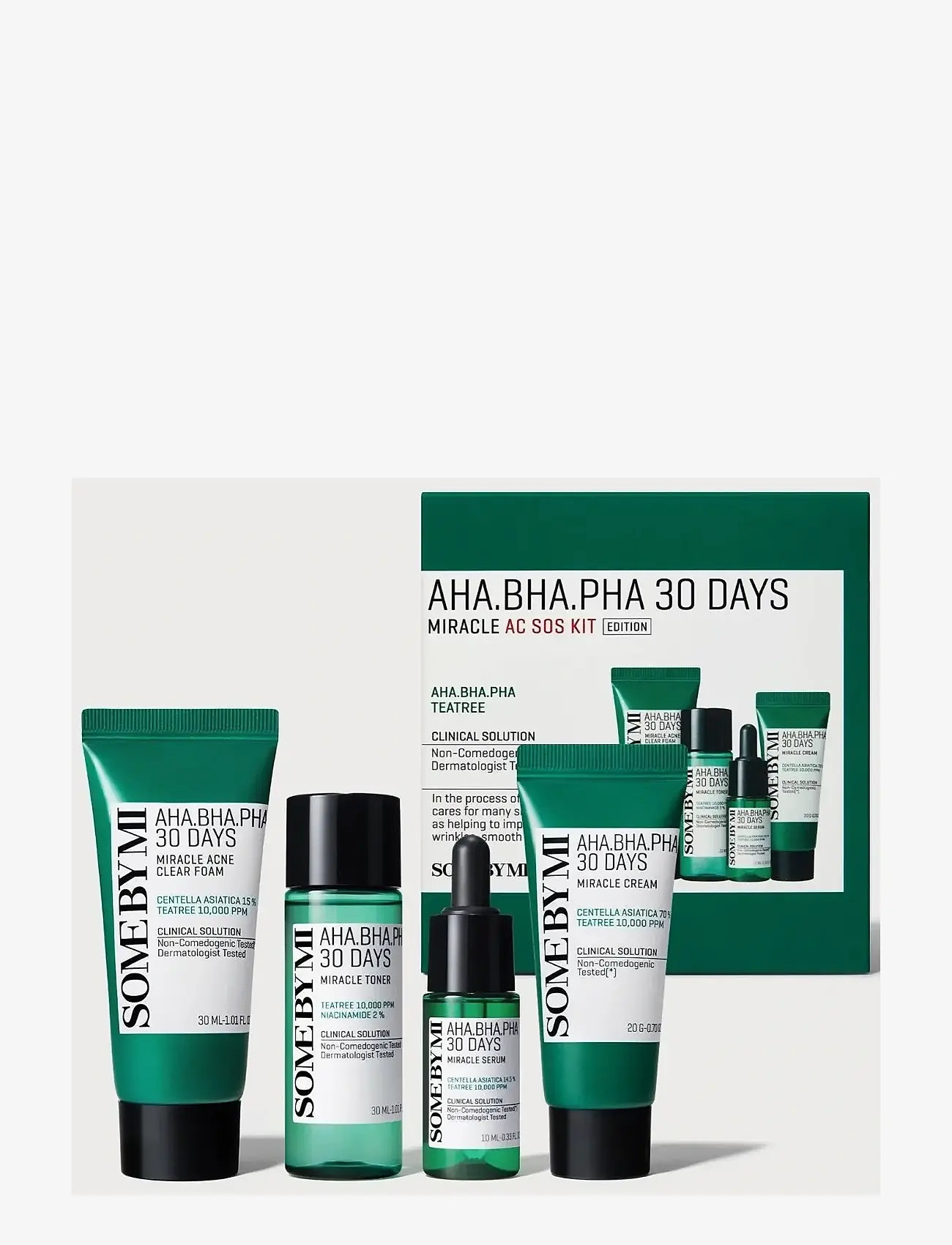Some by Mi - AHA BHA PHA 30 Days Miracle AC S.O.S. KIT - til hende - clear - 1