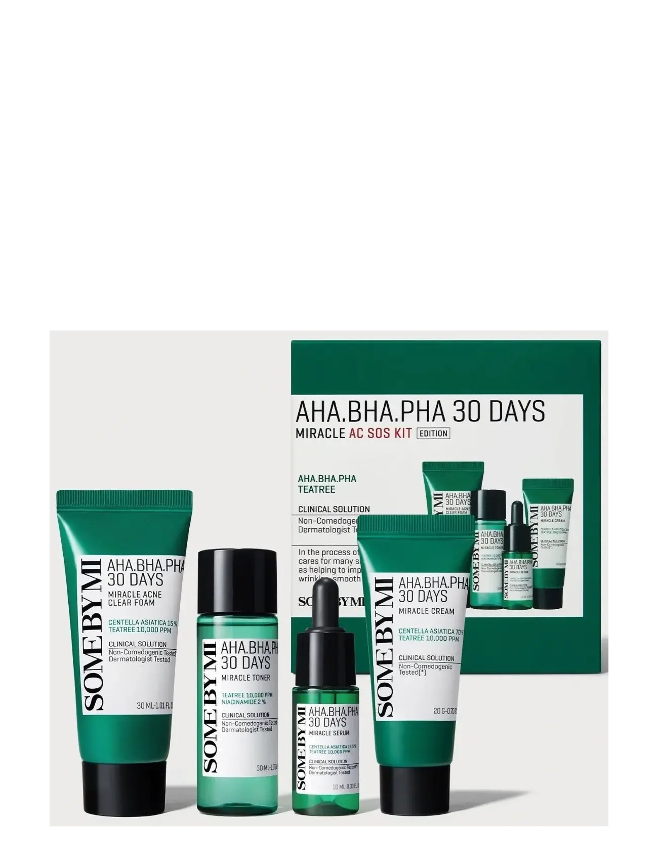 Some by Mi - AHA BHA PHA 30 Days Miracle AC S.O.S. KIT - gåvoset - clear - 1