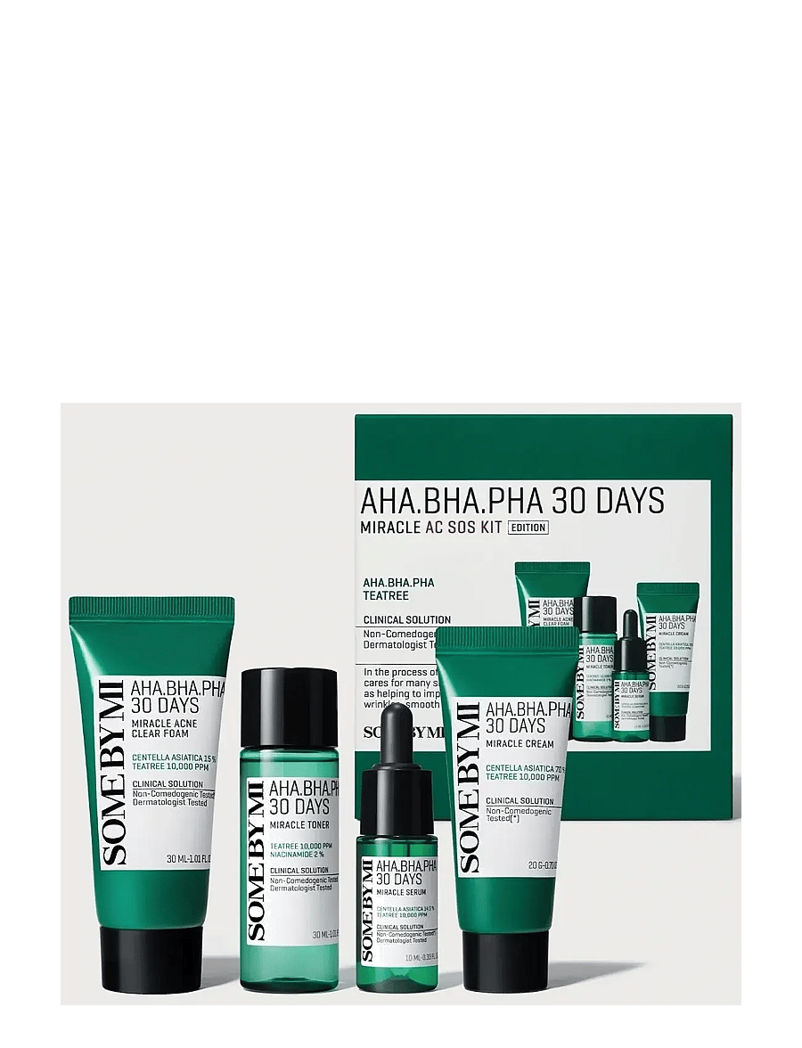 Some by Mi - AHA BHA PHA 30 Days Miracle AC S.O.S. KIT - clear - 1