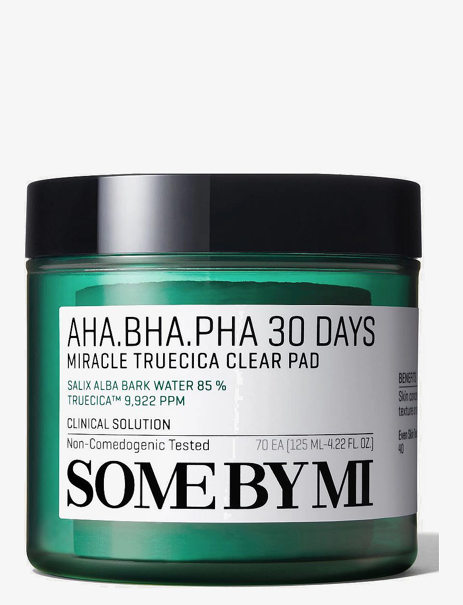 Some by Mi - AHA BHA PHA 30 Days Miracle Truecica Clear Pad - toner pads - clear - 1