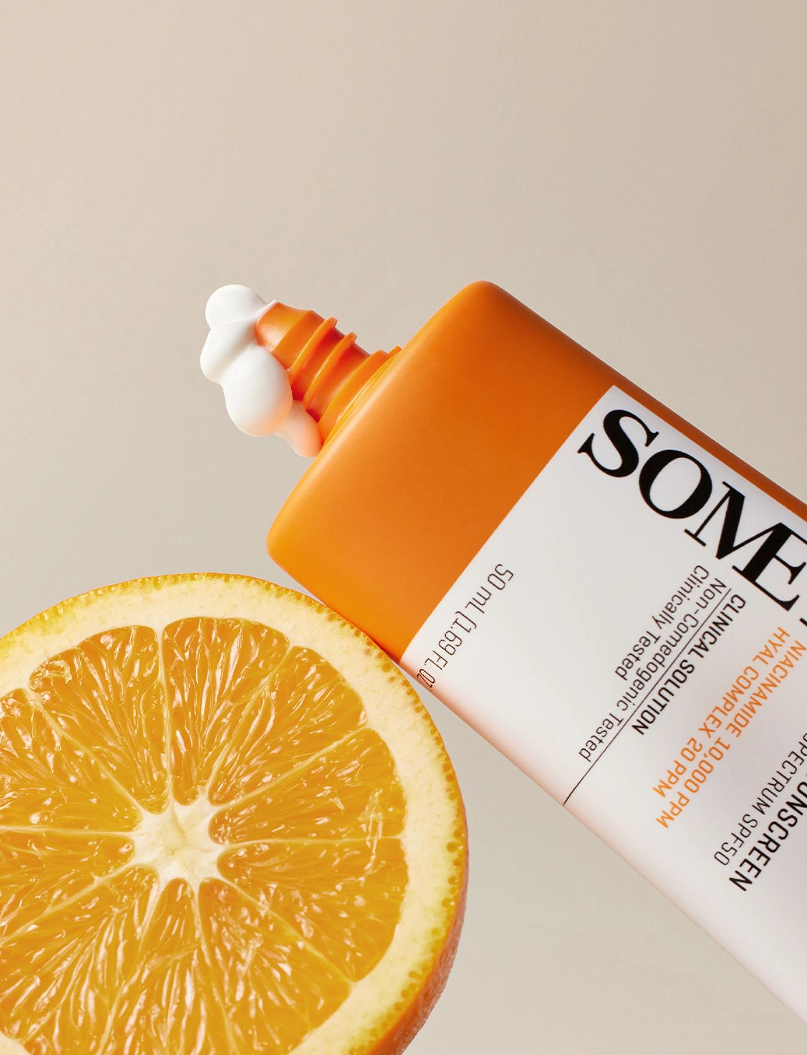 Some by Mi V10 Hyal Air Fit Sunscreen Spf 50, 50 ml, Nude, Solpleje > Krop, Dame