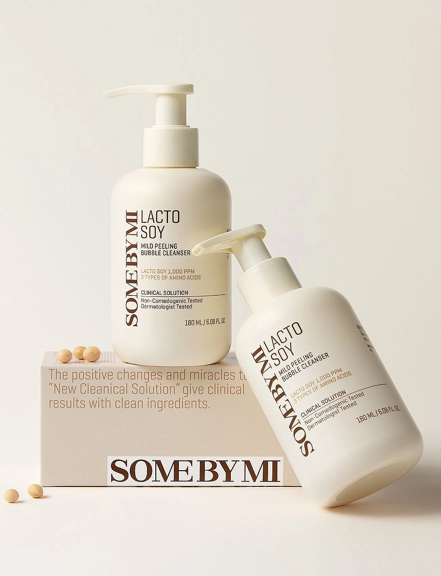 Some by Mi - Lactosoy Mild Bubble Peeling Cleanser - clear - 2