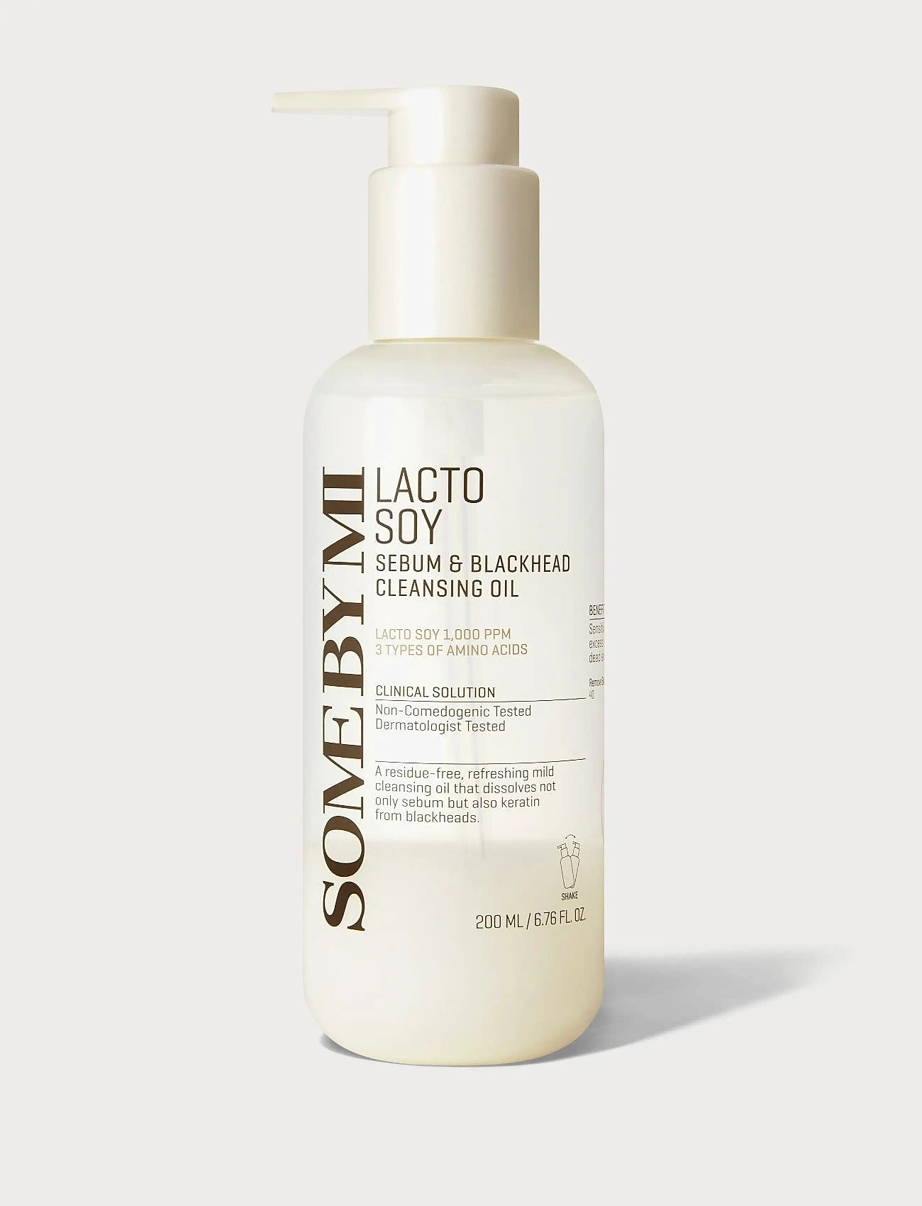 Some by Mi - Lactosoy Sebum & Blackhead Cleansing Oil - clear - 1