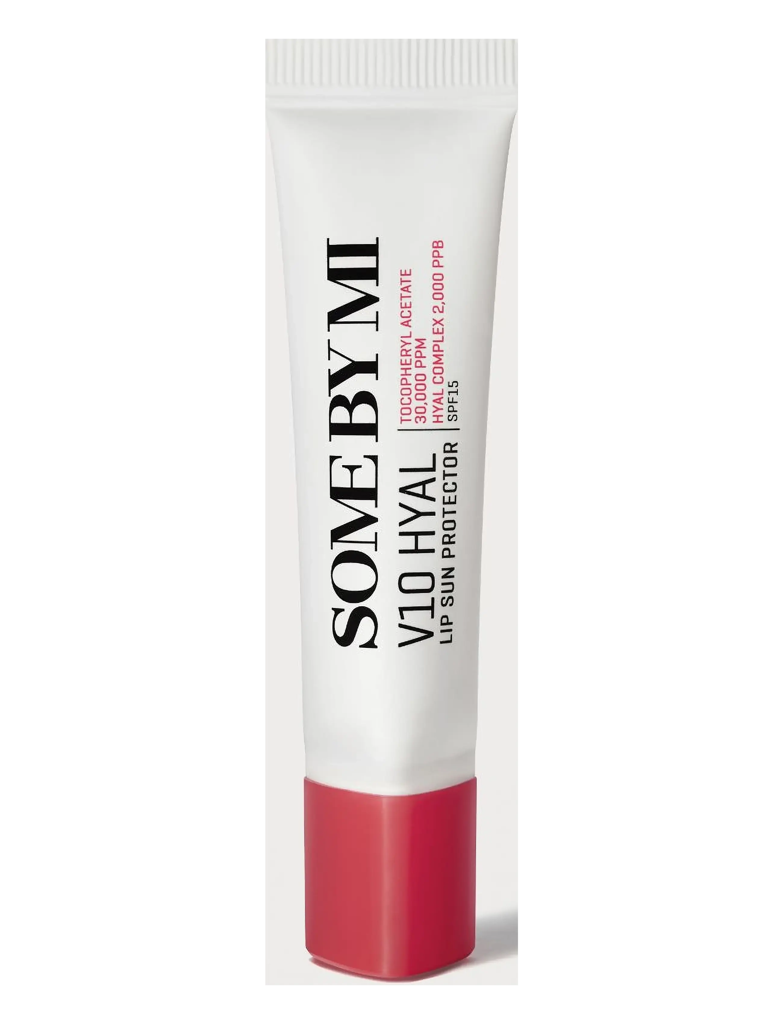 Some by Mi V10 Hyal Lip Sun Protector SPF 15 (#Berry) - Beauty för Män - BERRY / clear