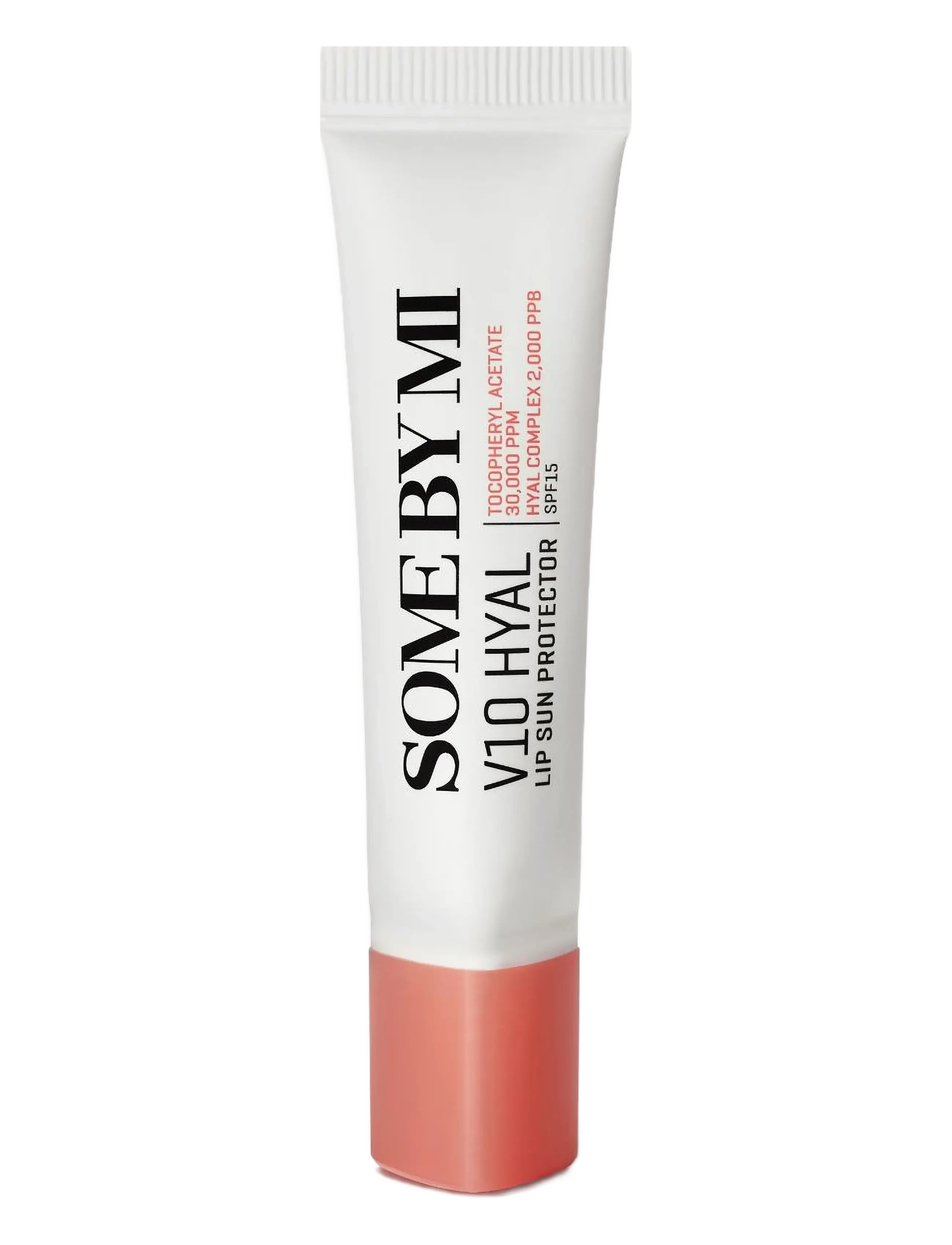 Some by Mi V10 Hyal Lip Sun Protector SPF 15 (#Rosy) - Shop under 100kr - ROSY / clear
