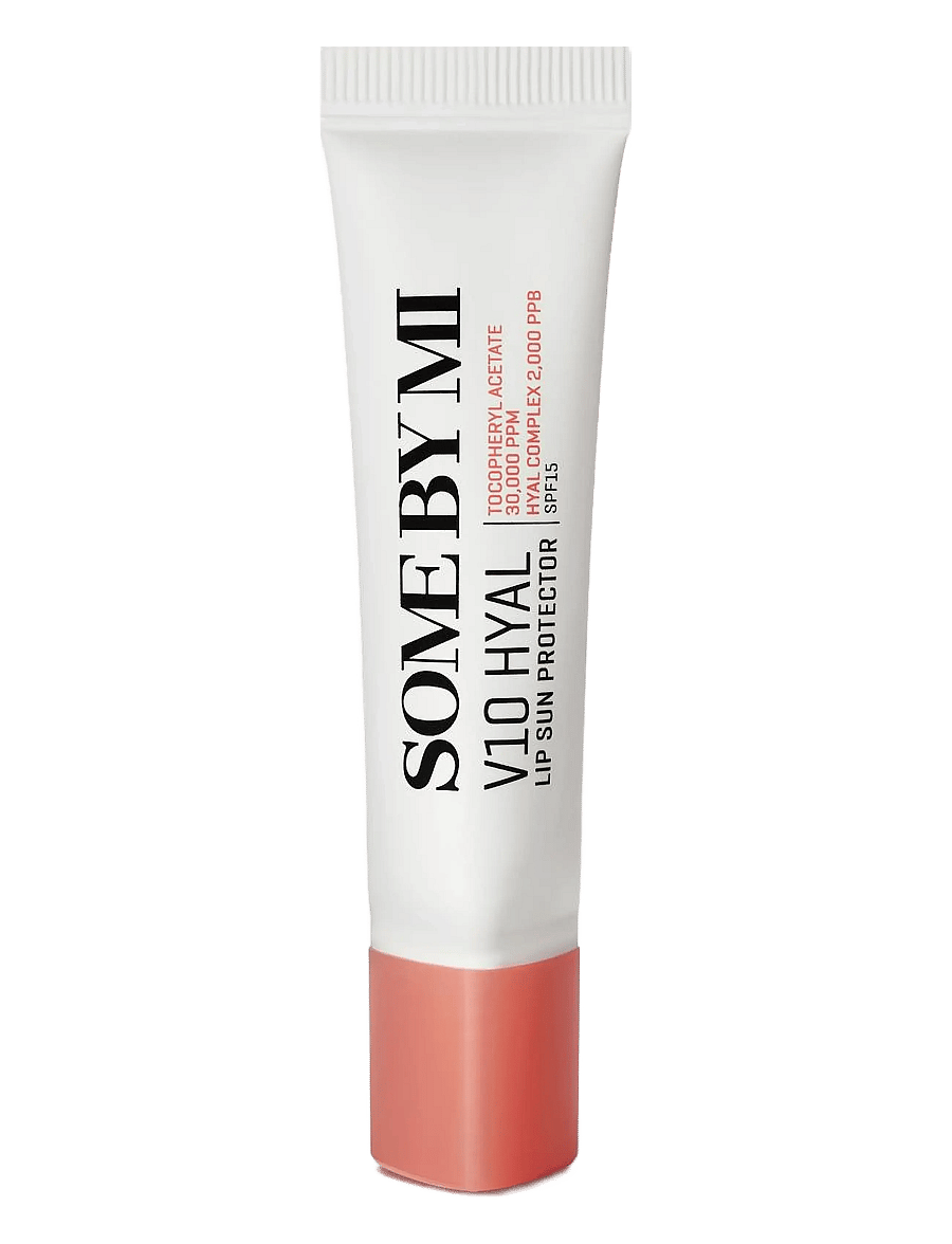 Some by Mi - V10 Hyal Lip Sun Protector SPF 15 (#Rosy) - för läpparna - rosy - 1