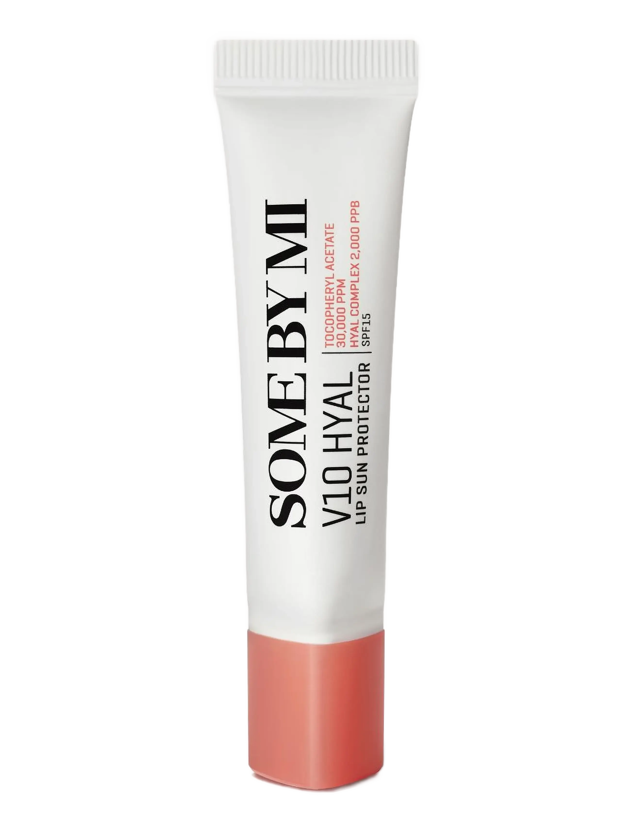 Some by Mi V10 Hyal Lip Sun Protector SPF 15 (#Rosy) - Lūpu balzams - ROSY / clear