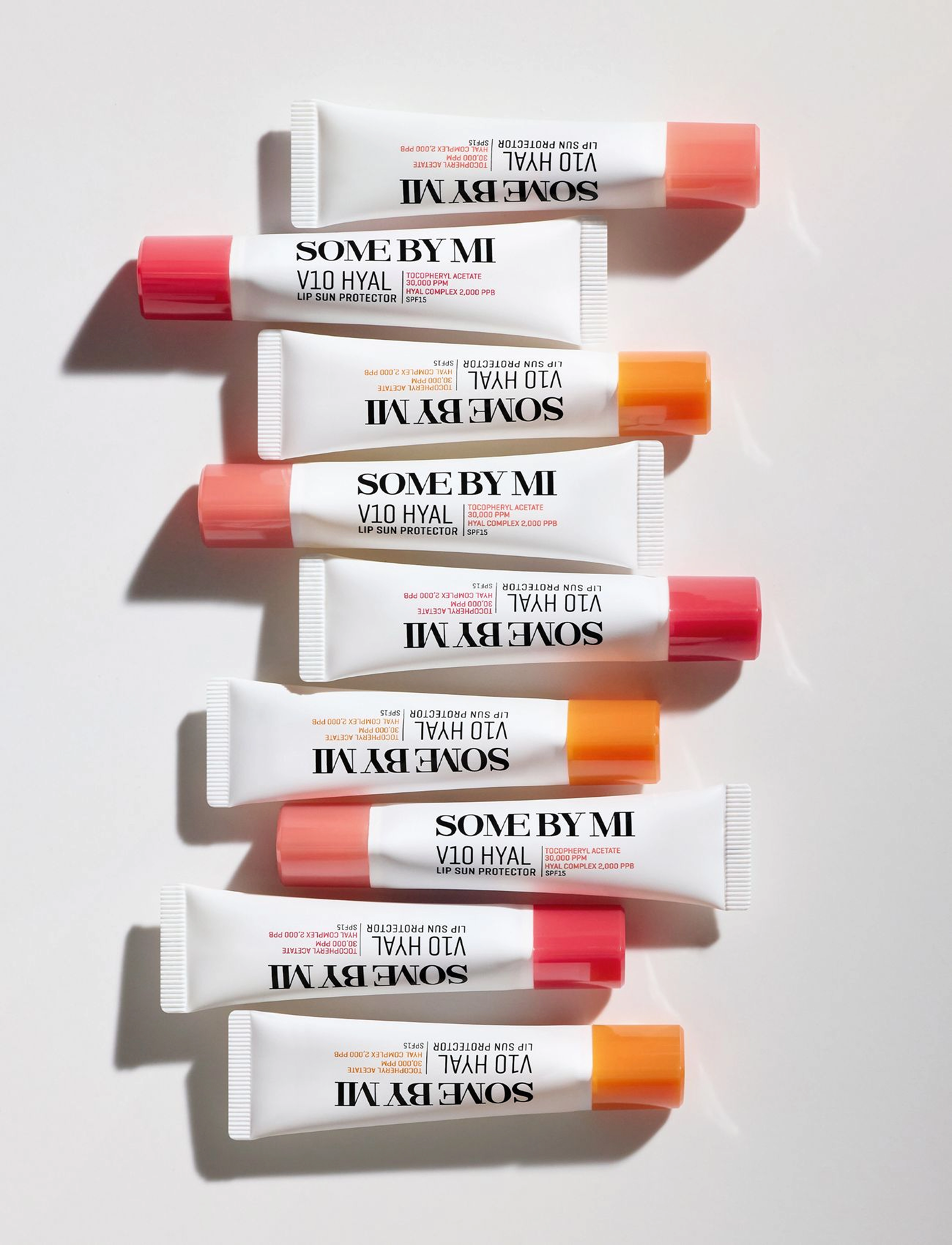 Some by Mi - V10 Hyal Lip Sun Protector SPF 15 (#Rosy) - för läpparna - rosy - 2