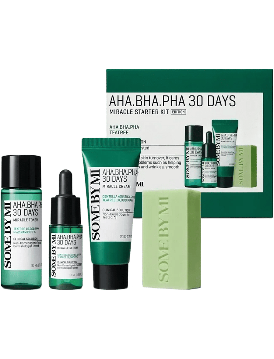 Some by Mi - AHA BHA PHA 30 Days Miracle Starter Kit - til ham - clear - 0