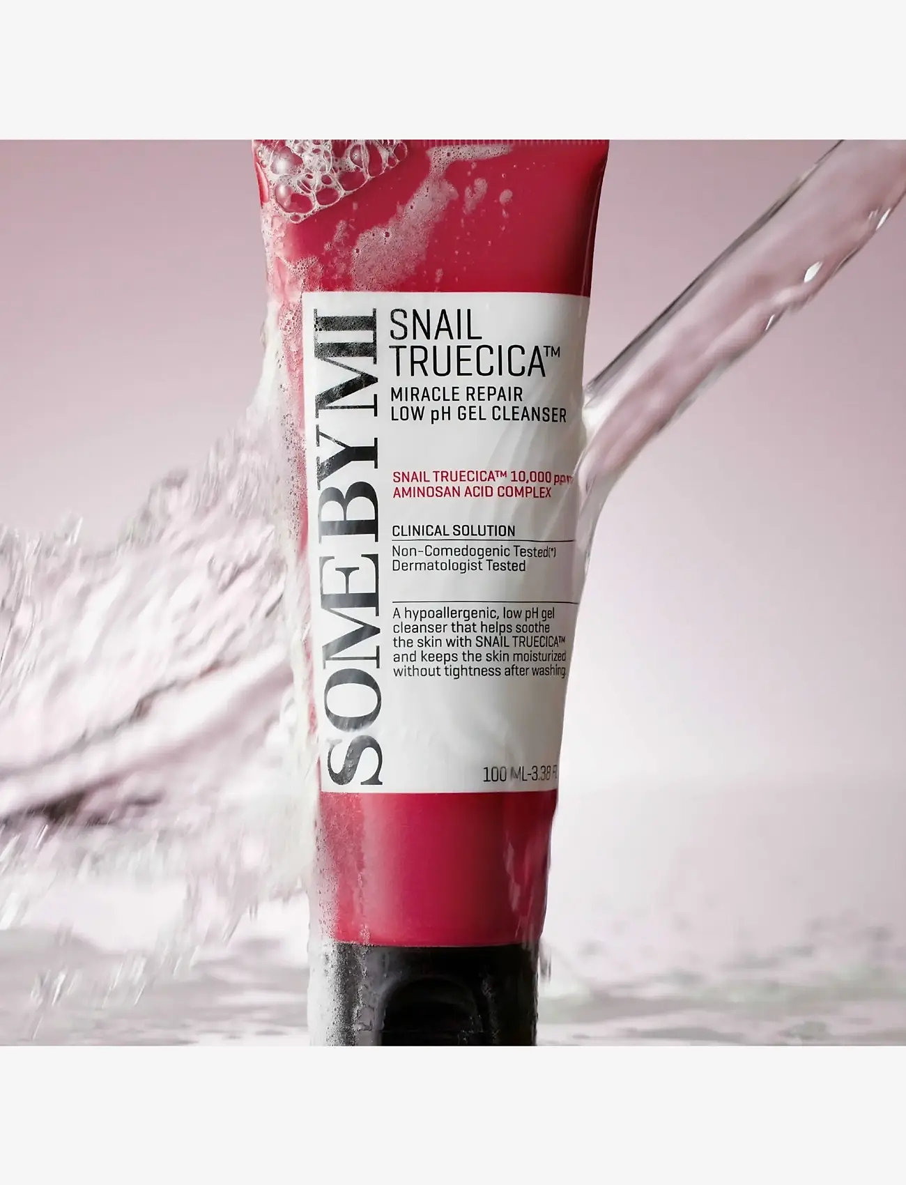 Some by Mi - Snail Truecica Miracle Repair Low pH Gel Cleanser - rensegels - clear - 0