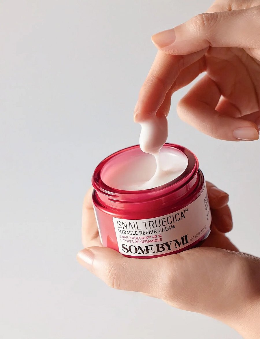 Some by Mi - Snail Truecica Miracle Repair Cream - clear - 2