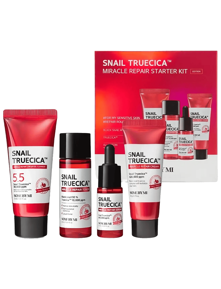 Some by Mi - Snail Truecica Miracle Repair Starter Kit - clear - 1