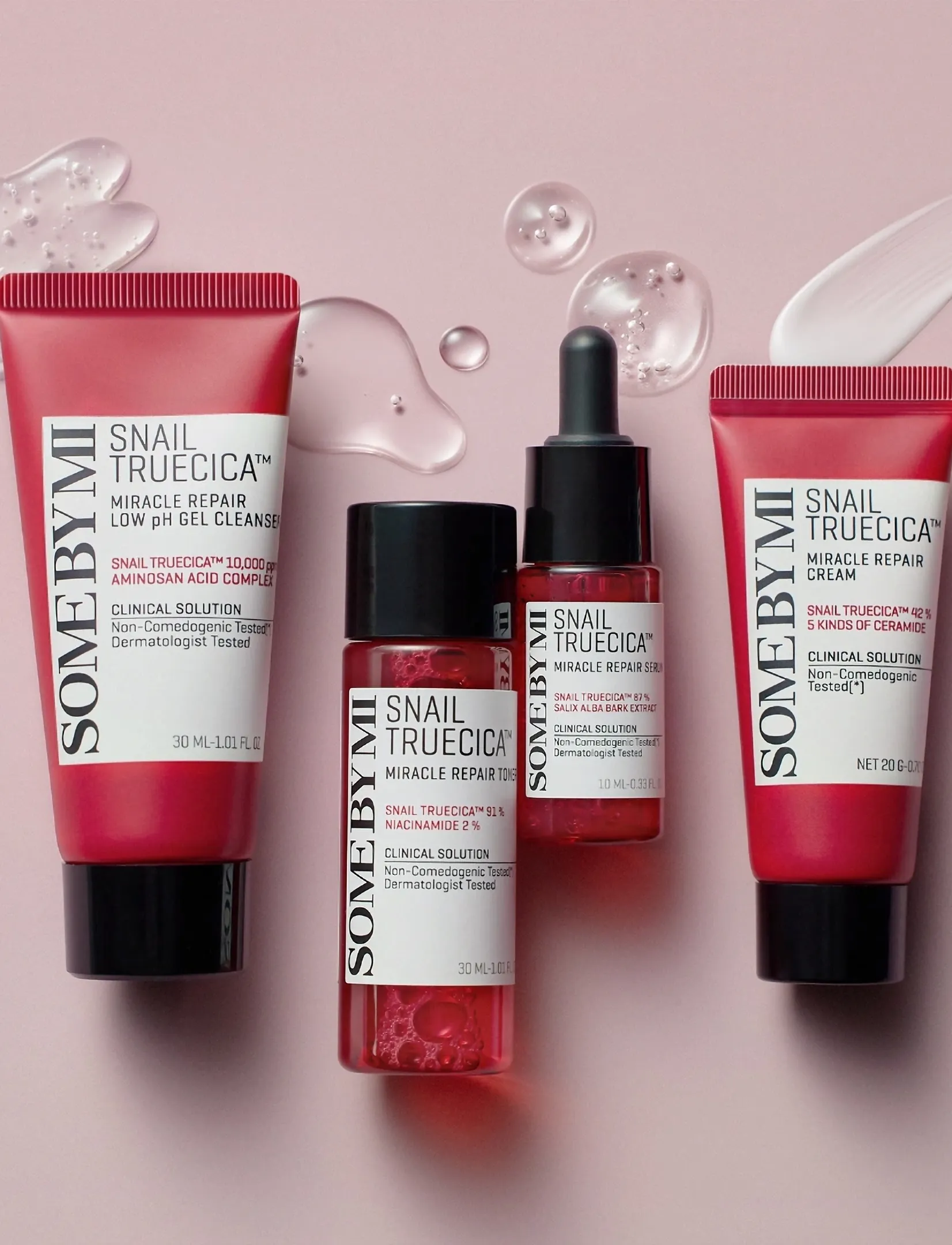 Some by Mi Snail Truecica Miracle Repair Starter Kit, One Size, Nude, Tonere > Hydrerende Tonere, Dame