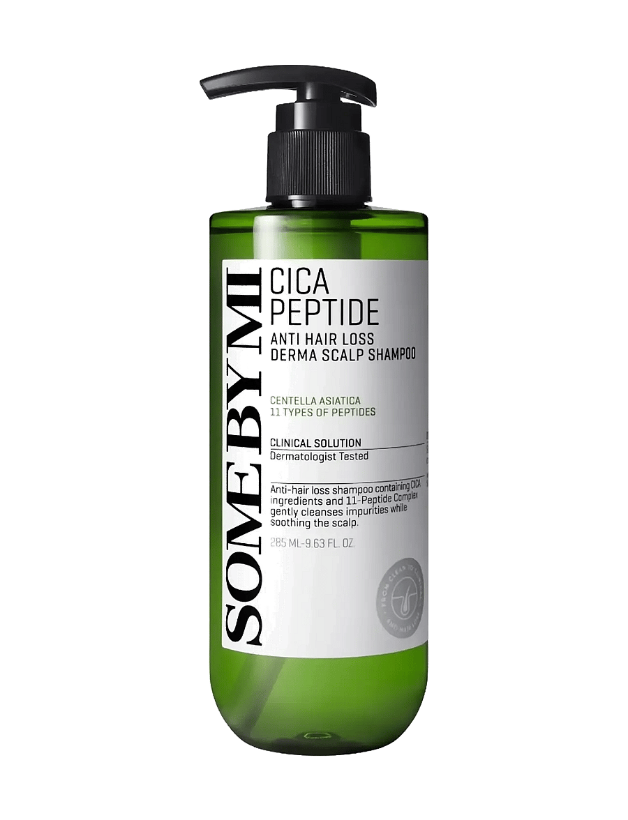 Some by Mi - Cica Peptide Anti Hair Loss Derma Scalp Shampoo - juuksehooldused - clear - 0
