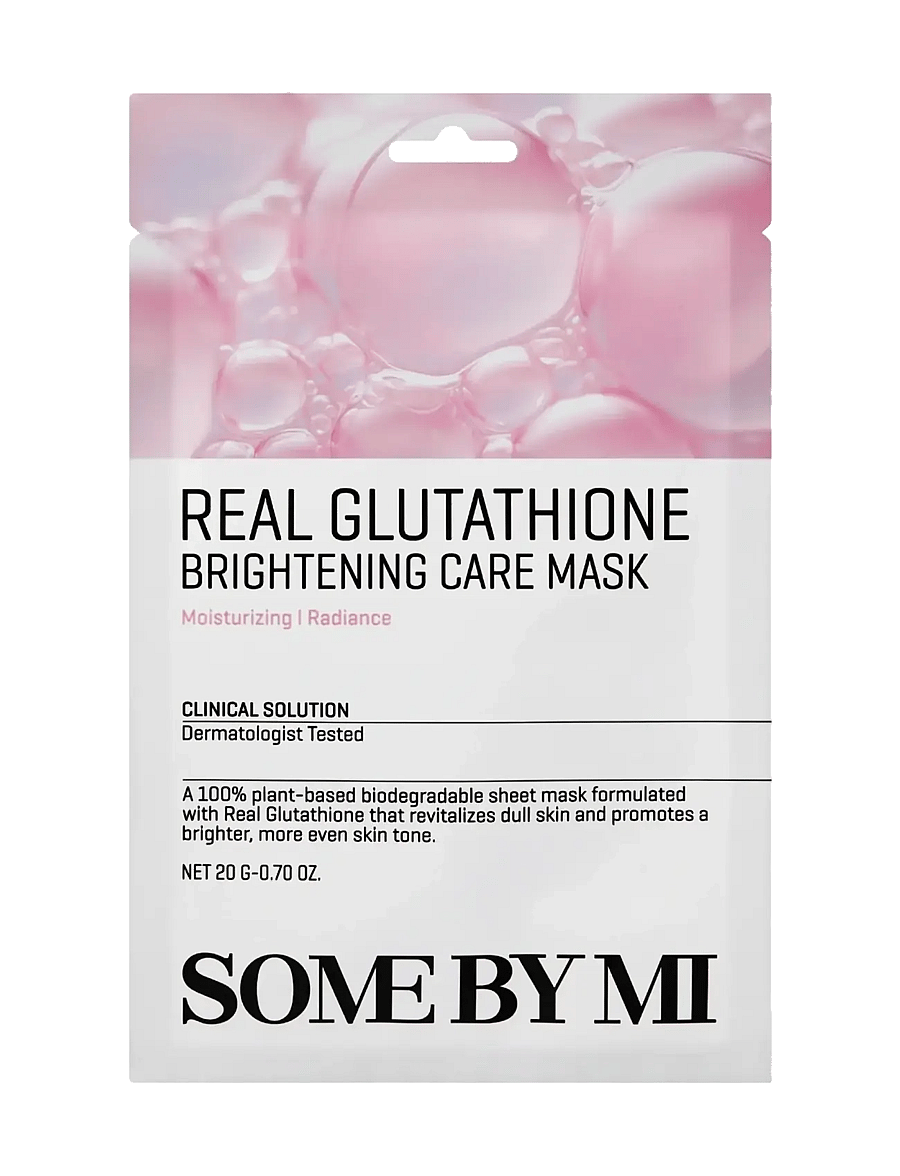Some by Mi - Real Glutathione Brightening Care Mask - clear - 1