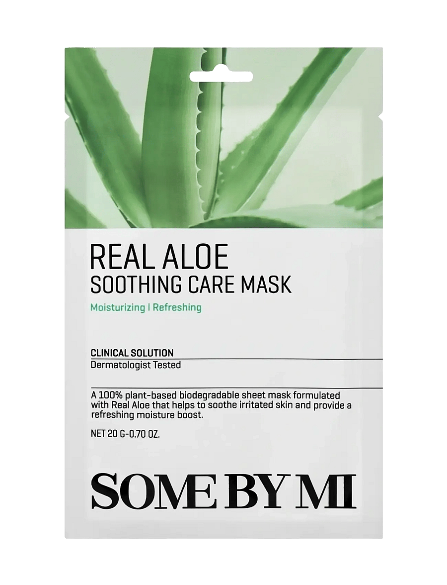 Some by Mi - Real Aloe Soothing Care Mask - clear - 1