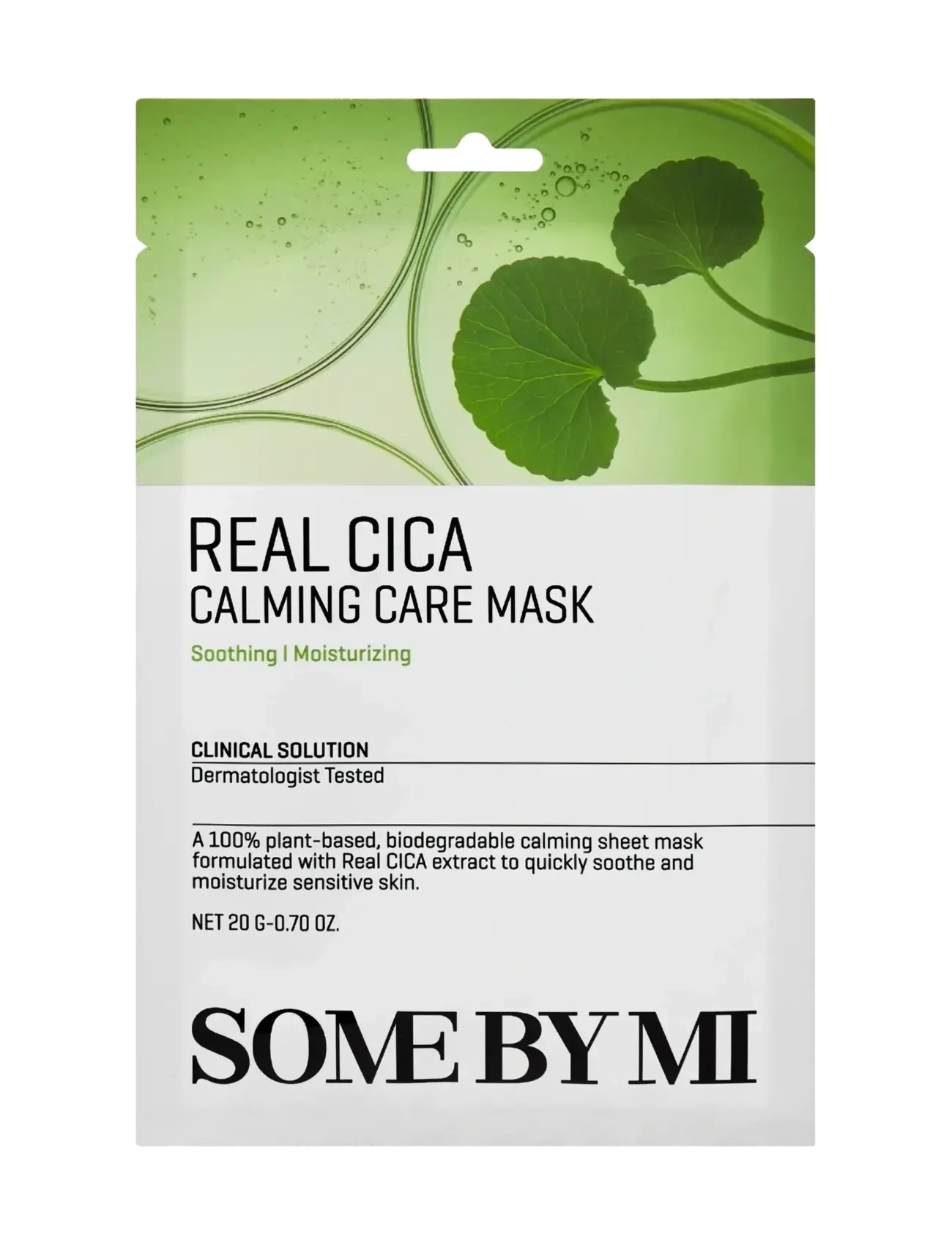 Some by Mi Real Cica Calming Care Mask, Sheetmaske, Nude, Str: 20 G