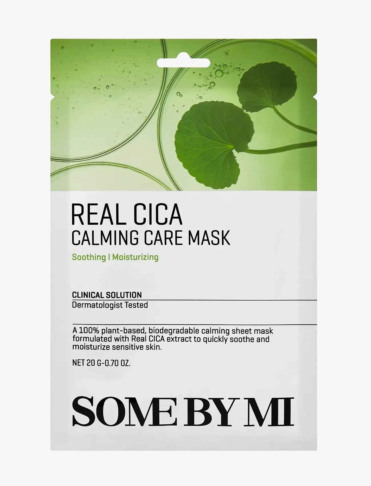 Some by Mi - Real Cica Calming Care Mask - ansiktsmask - clear - 1