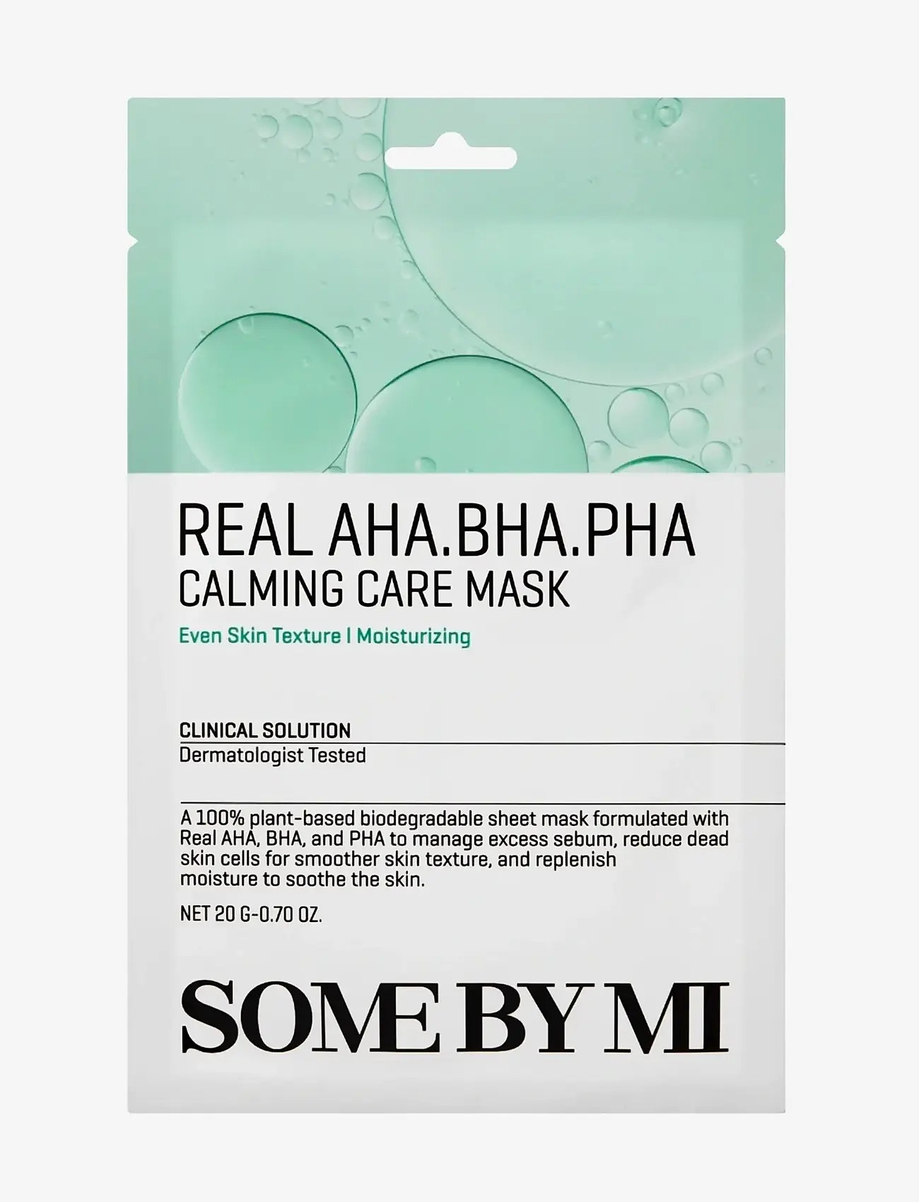 Some by Mi - Real AHA BHA PHA Calming Care Mask - ansiktsmask - clear - 1