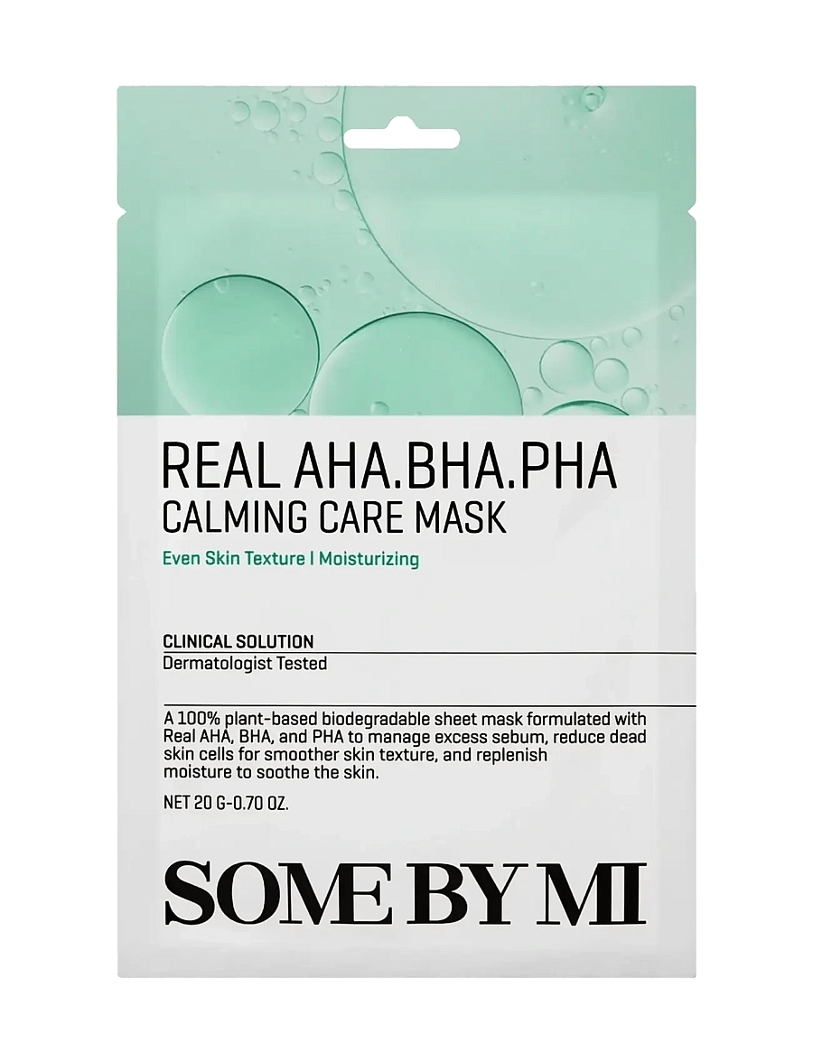 Some by Mi - Real AHA BHA PHA Calming Care Mask - clear - 1