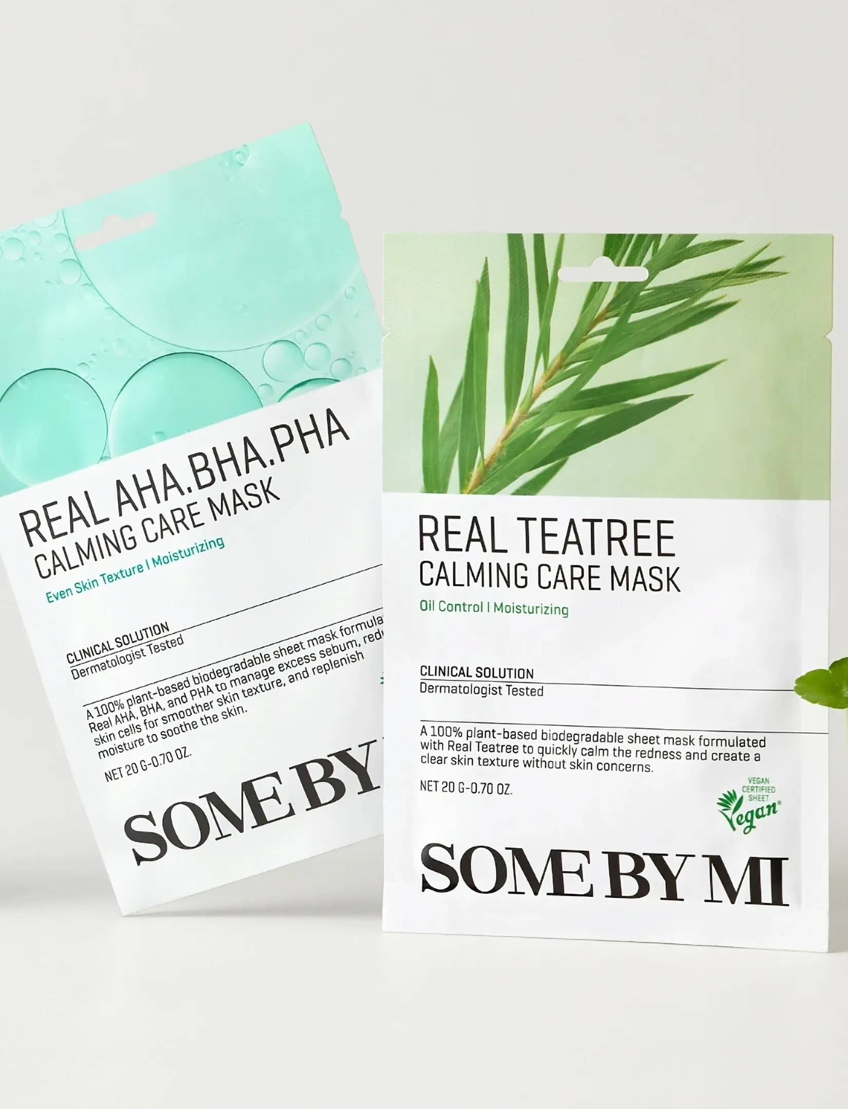 Some by Mi Real Aha Bha Pha Calming Care Mask, 20 G, Green, Masker > Sheetmask, Dame