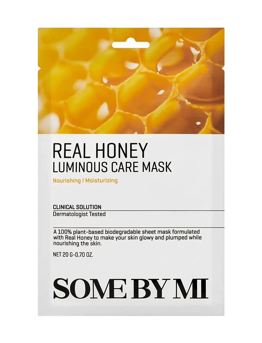 Some by Mi - Real Honey Luminous Care Mask - clear - 1