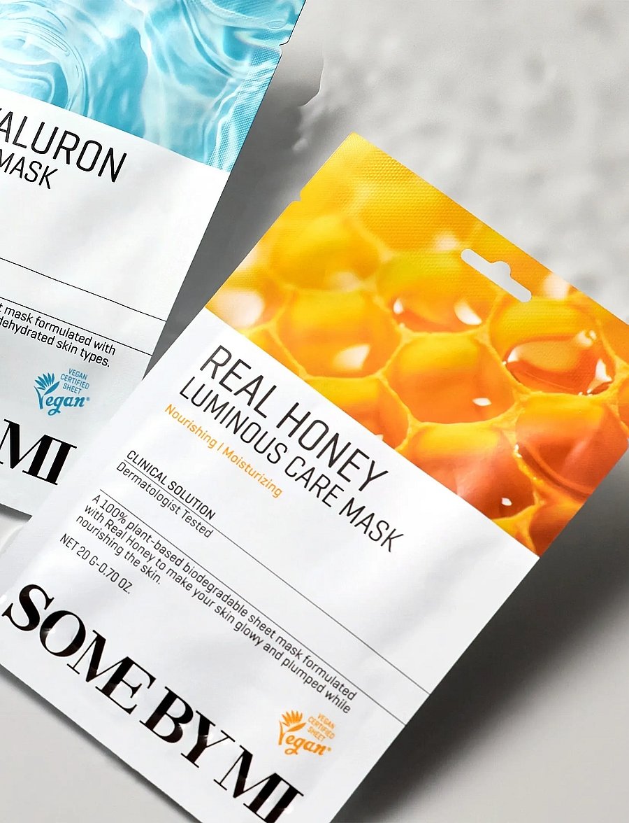 Some by Mi - Real Honey Luminous Care Mask - clear - 0
