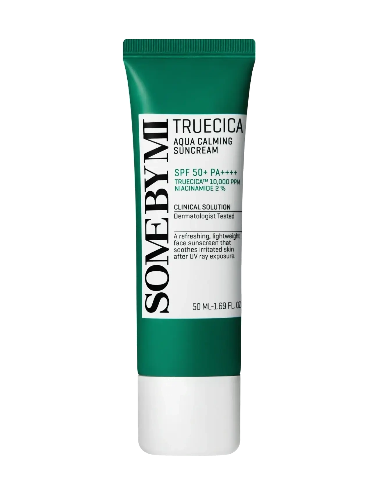 Some by Mi Truecica Aqua Calming Suncream Spf50+ Pa++++, Ansigt, Nude, Str: 50 ML