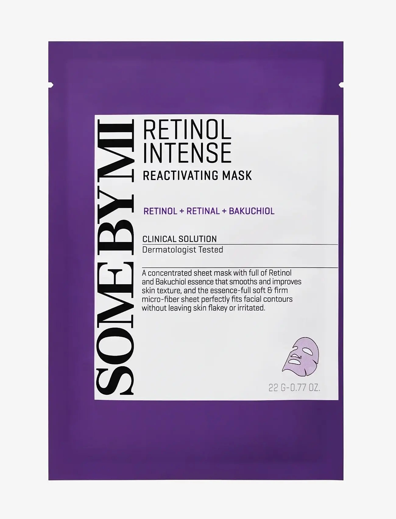 Some by Mi - Retinol Intense Reactivating Mask - sheet masks - clear - 1
