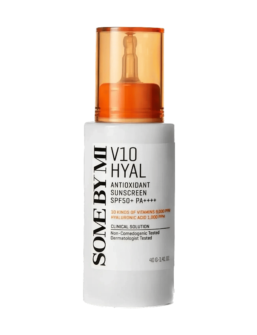 Some by Mi - V10 Hyal Antioxidant Sunscreen SPF50+ PA++++ - til ansigtet - clear - 1