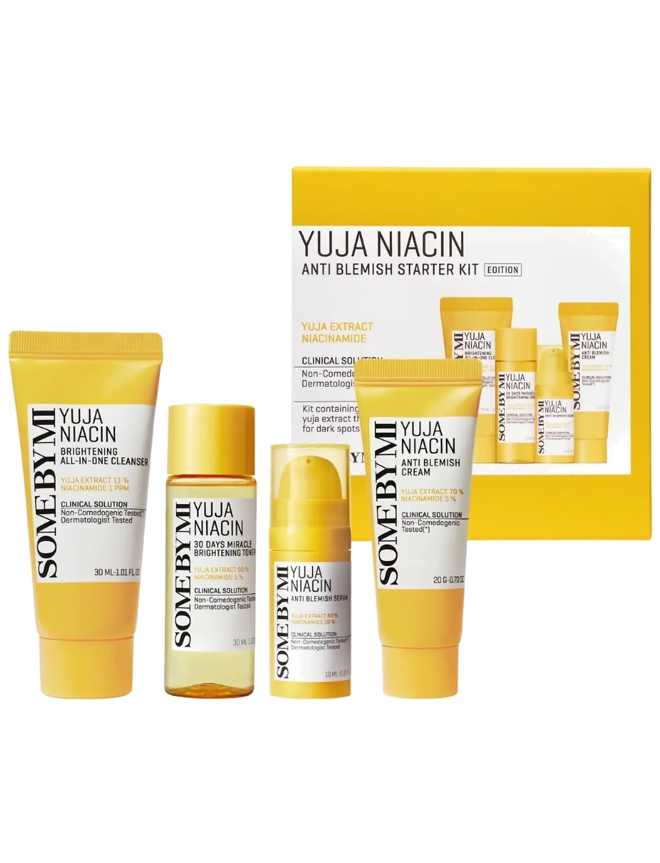 Some by Mi Yuja Niacin Anti Blemish Starter Kit, One Size, Nude, Tonere > Hydrerende Tonere, Dame