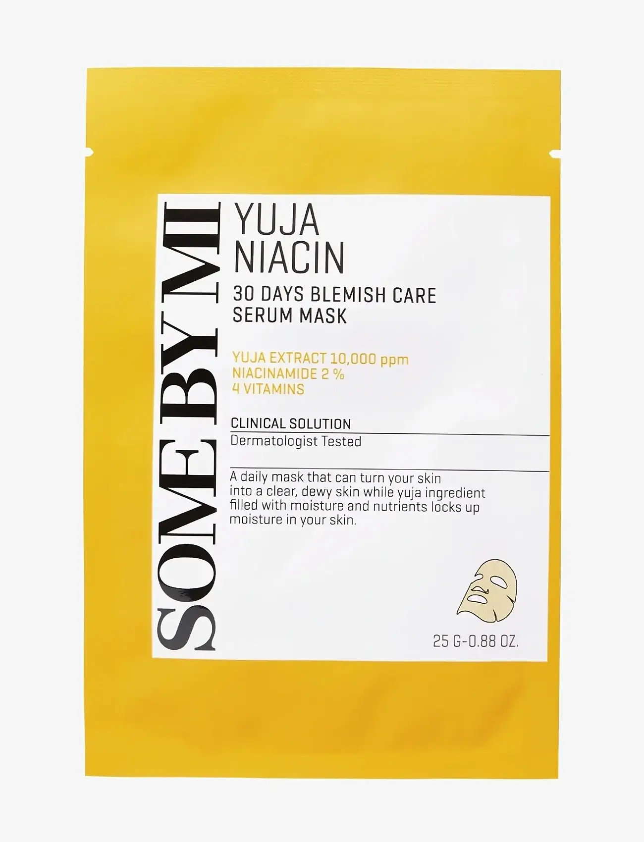 Some by Mi - Yuja Niacin 30 Days Blemish Care Serum Mask - sheet masks - clear - 0