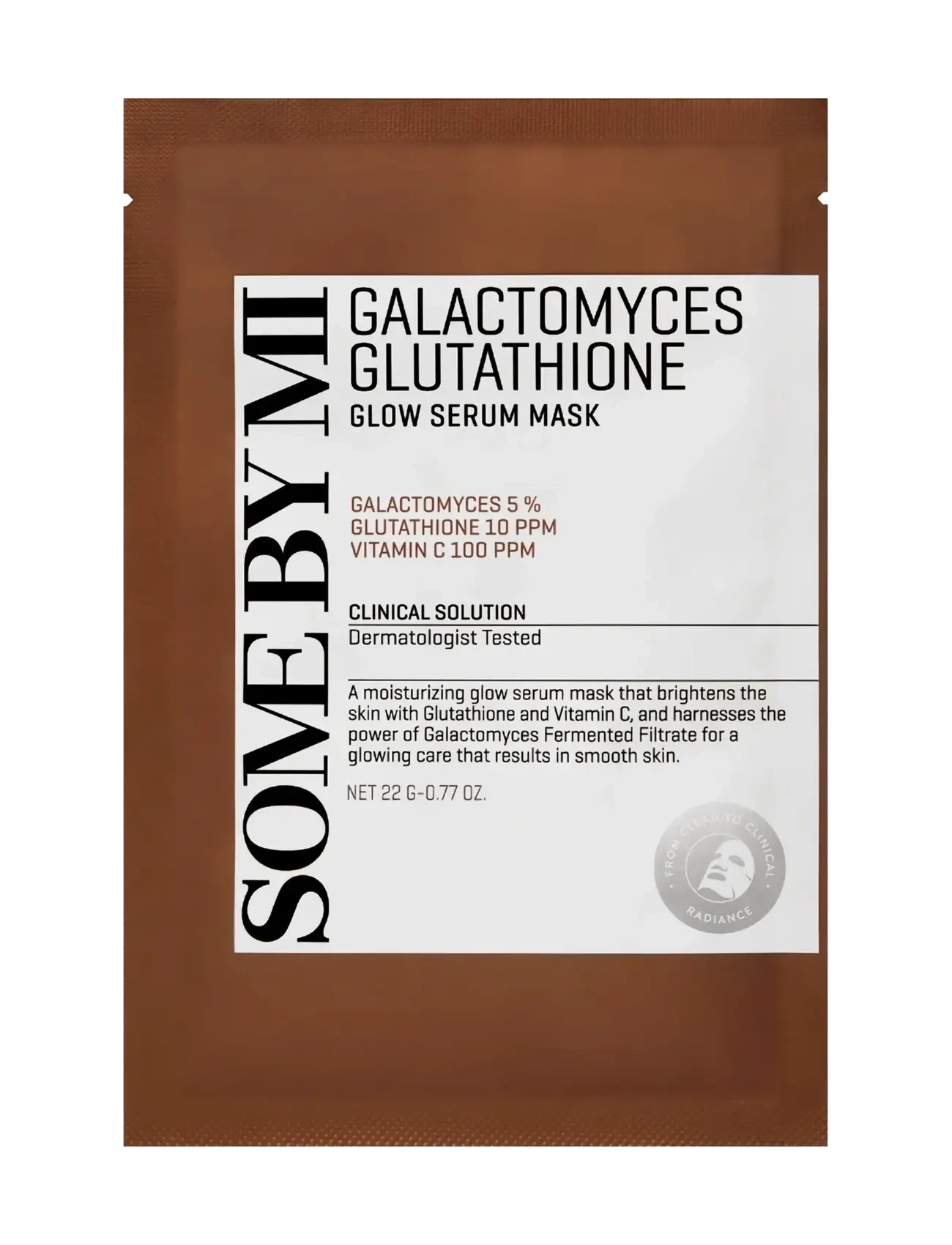 Some by Mi Galactomyces Glutathione Glow Serum Mask, 22 G, Nude, Ansigtsmasker > Fugtgivende Maske, Dame