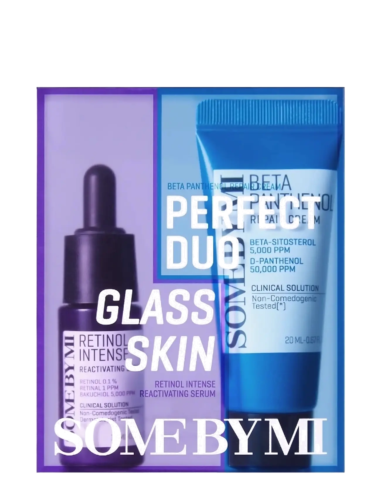 Some by Mi Some By Mi - Glass Skin Perfect Duo, 30 ml, Nude, Fugtighedscreme > Natcreme, Dame