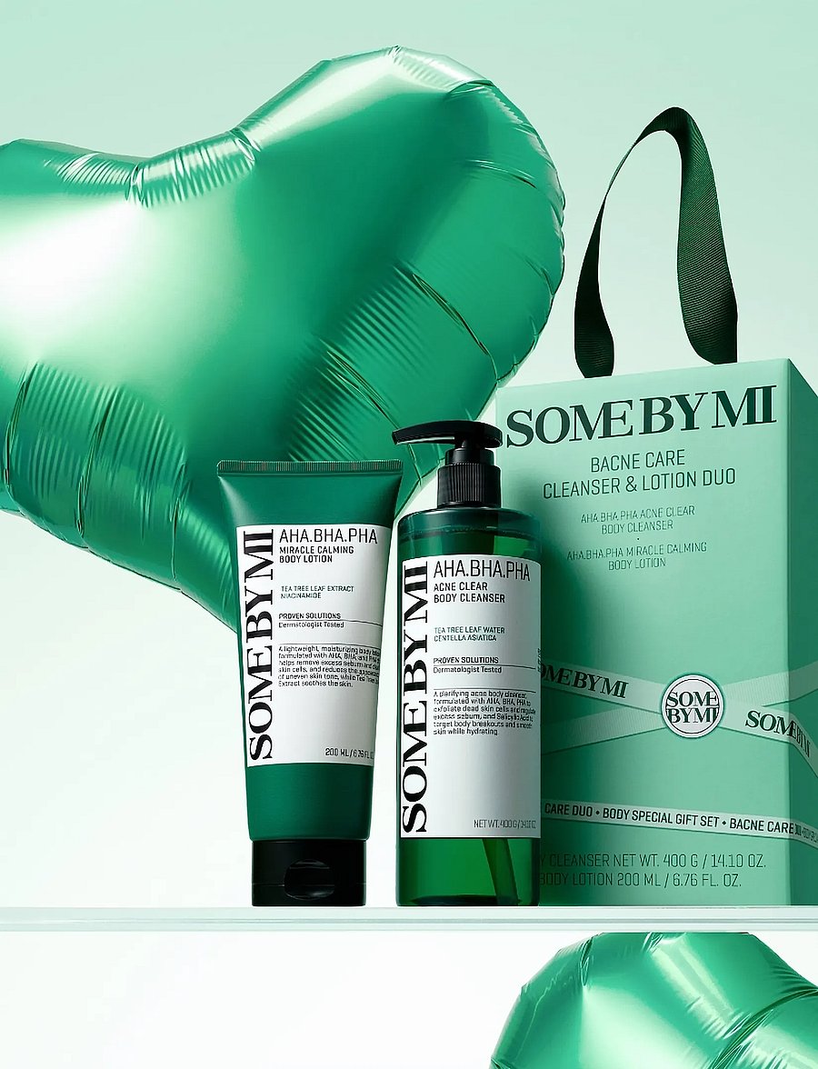 Some by Mi - Some By Mi - Bacne Care Cleanser & Lotion Duo (2pcs.) - duschgel & duscholjor - clear - 1