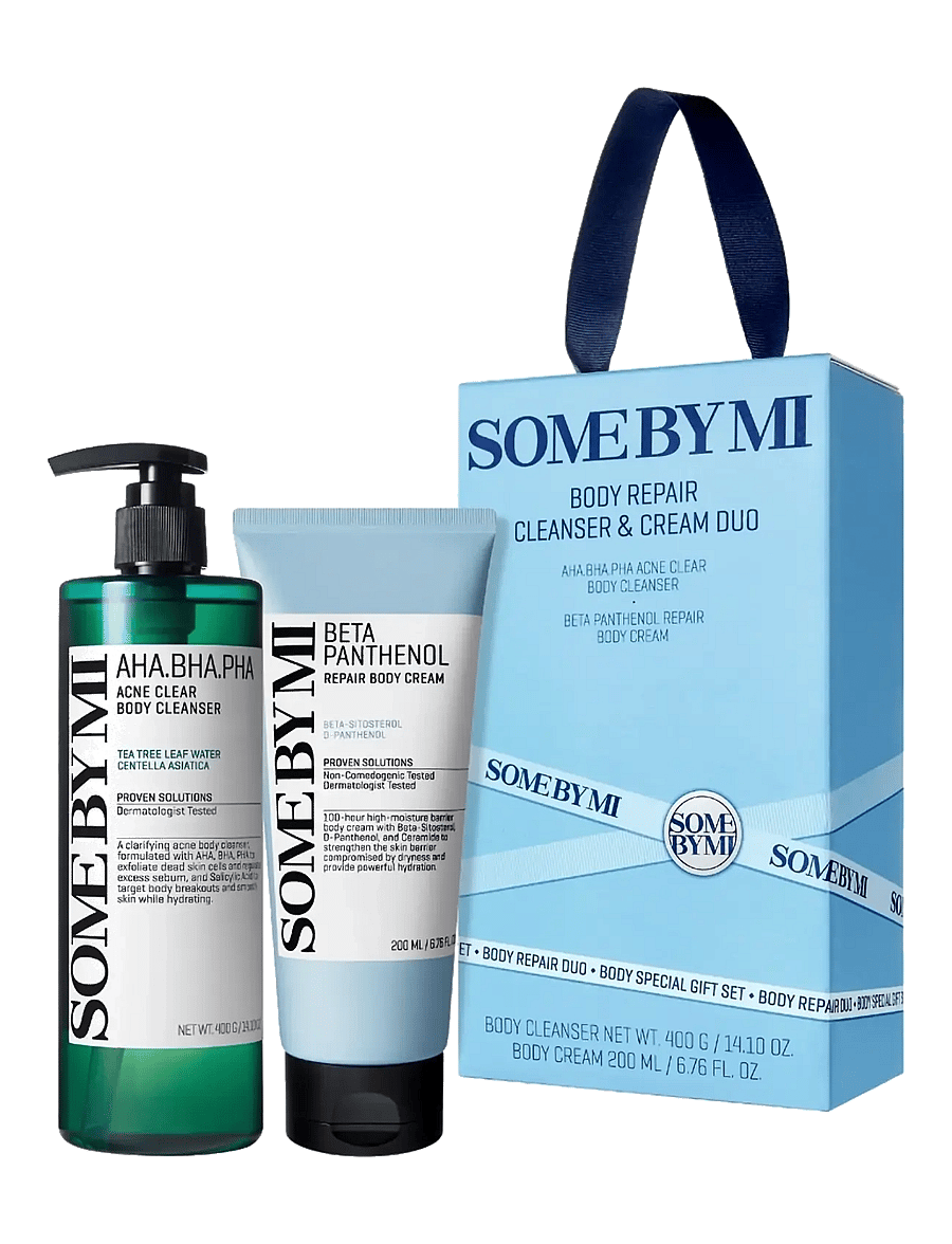 Some by Mi - Some By Mi - Body Repair Cleanser & Cream Duo (2pcs.) - duschgel & duscholjor - clear - 1
