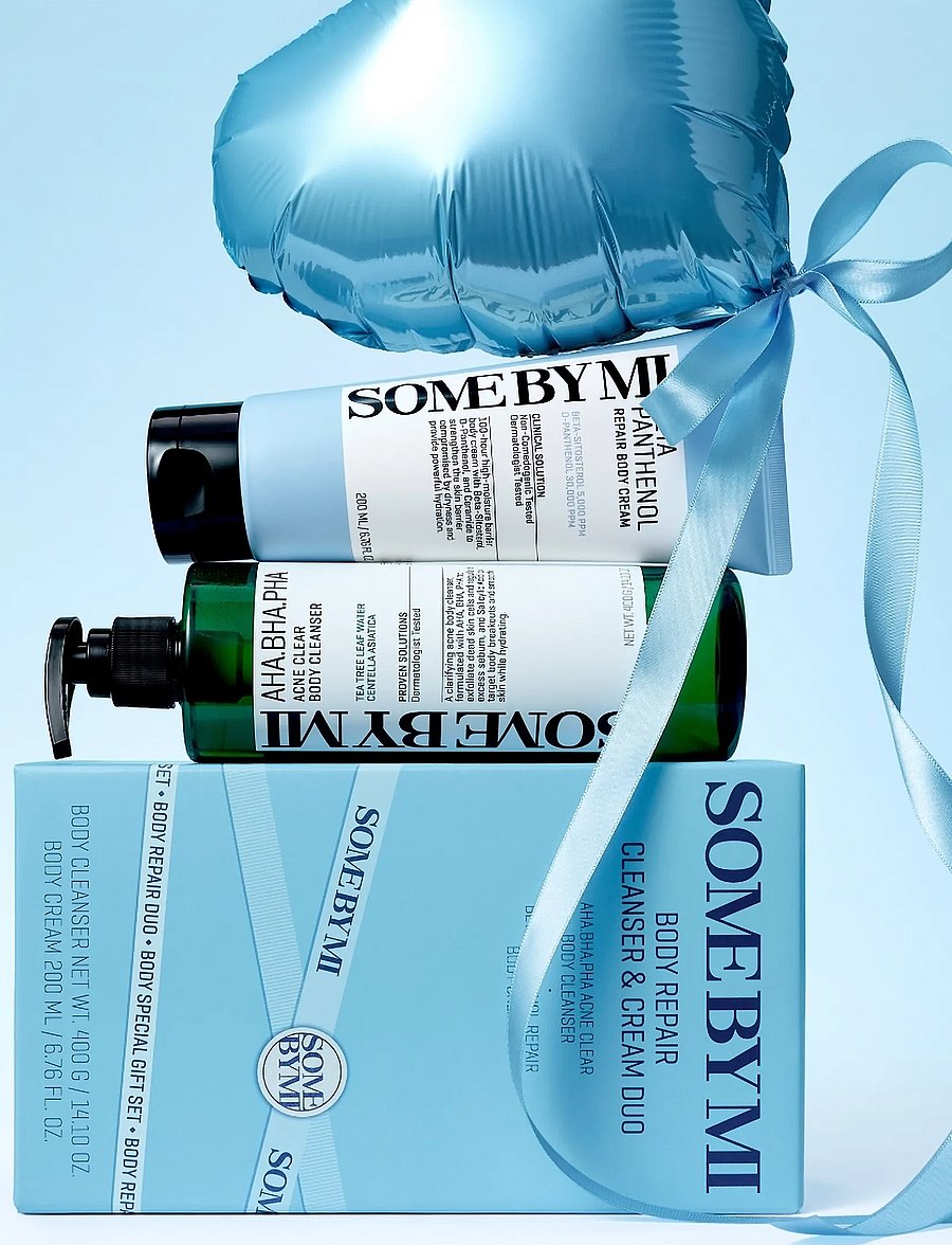 Some by Mi - Some By Mi - Body Repair Cleanser & Cream Duo (2pcs.) - duschgel & duscholjor - clear - 0