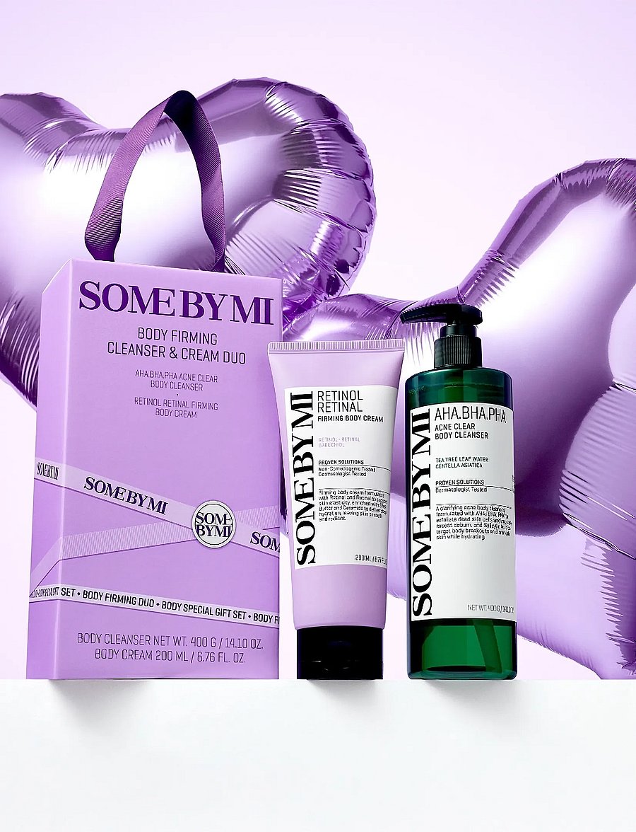 Some by Mi - Some By Mi - Body Firming Cleanser & Cream Duo (2pcs.) - dušigeelid ja õlid - clear - 0