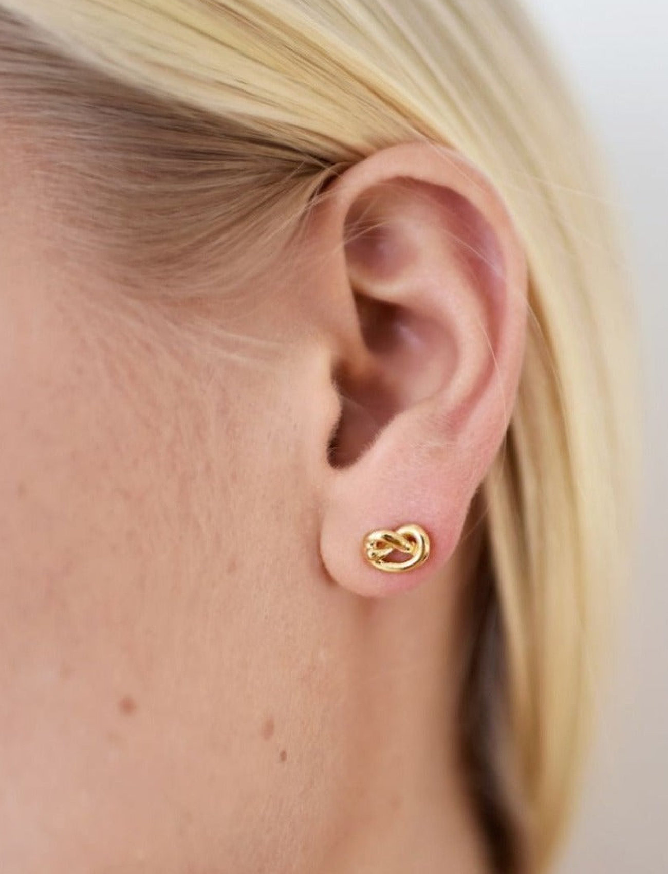 SOPHIE by SOPHIE - Knot studs - goujons - gold - 0