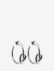 Knot hoops - SILVER