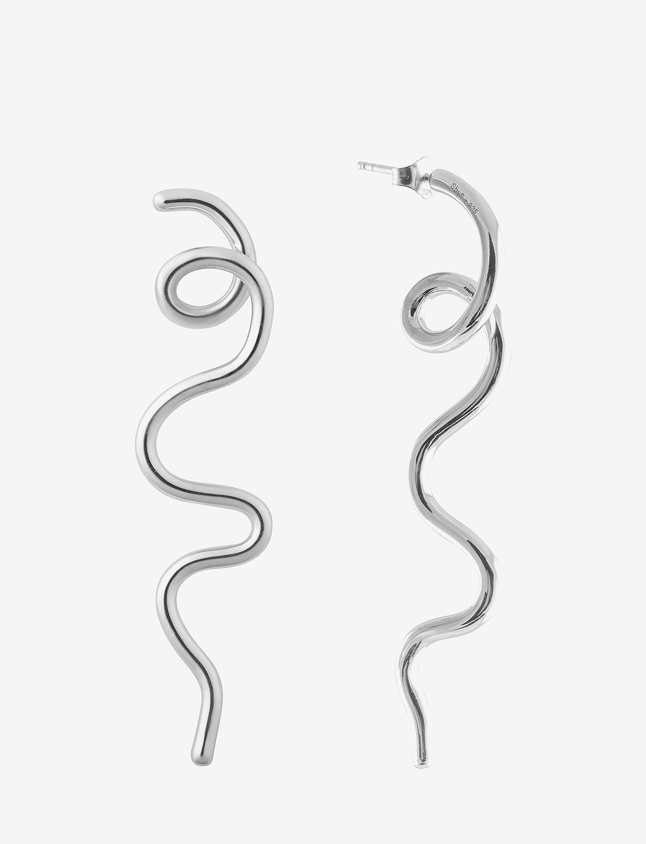SOPHIE by SOPHIE - Loopy earrings - silver - 0