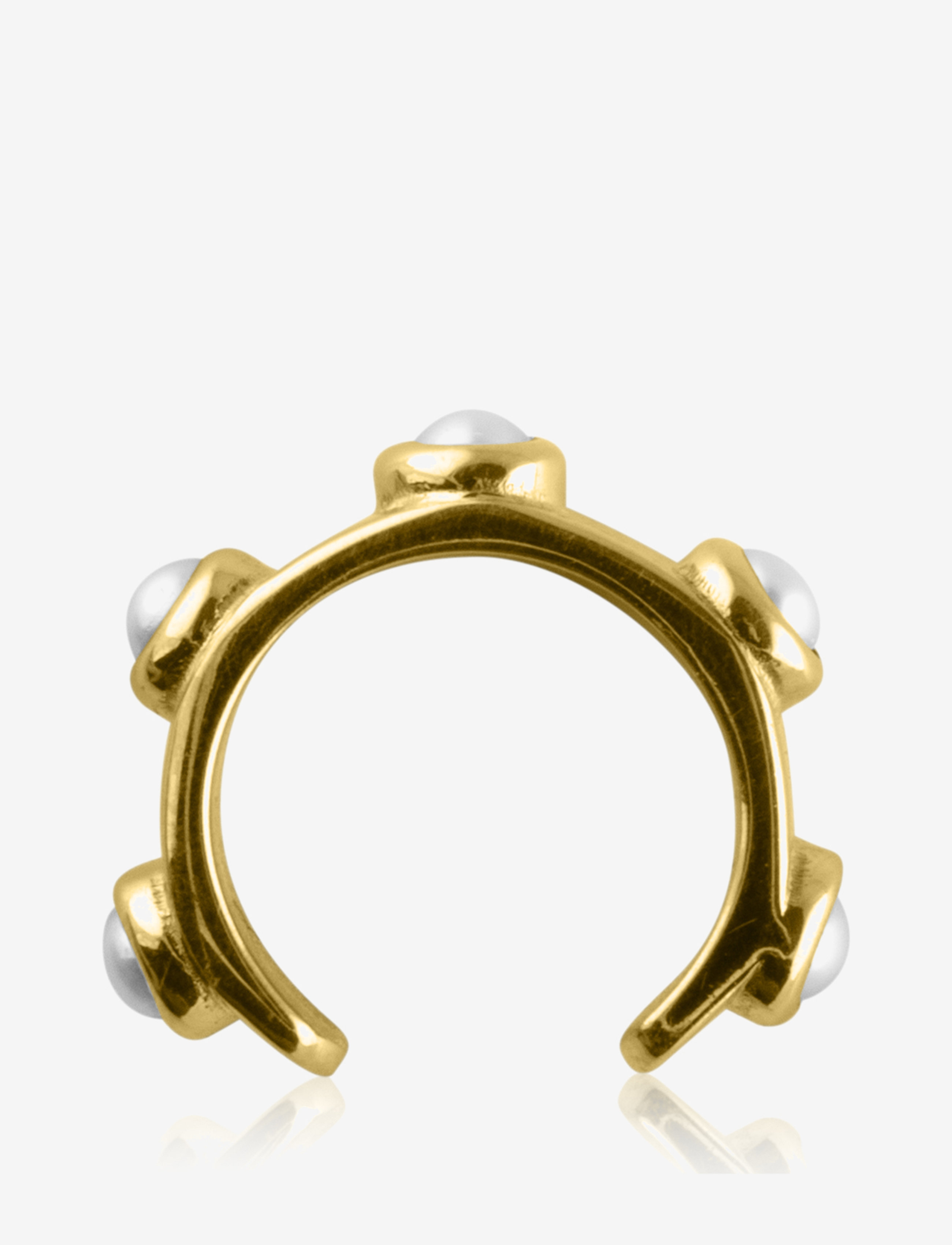 SOPHIE by SOPHIE - Funky pearl earcuff - gold - 1