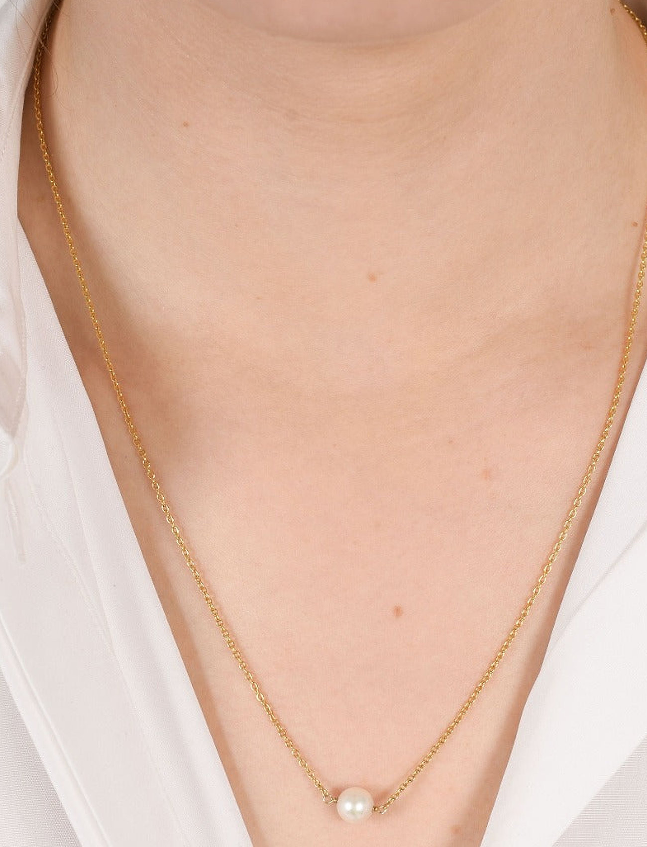 SOPHIE by SOPHIE - Pearl necklace - perlekæder - gold - 1