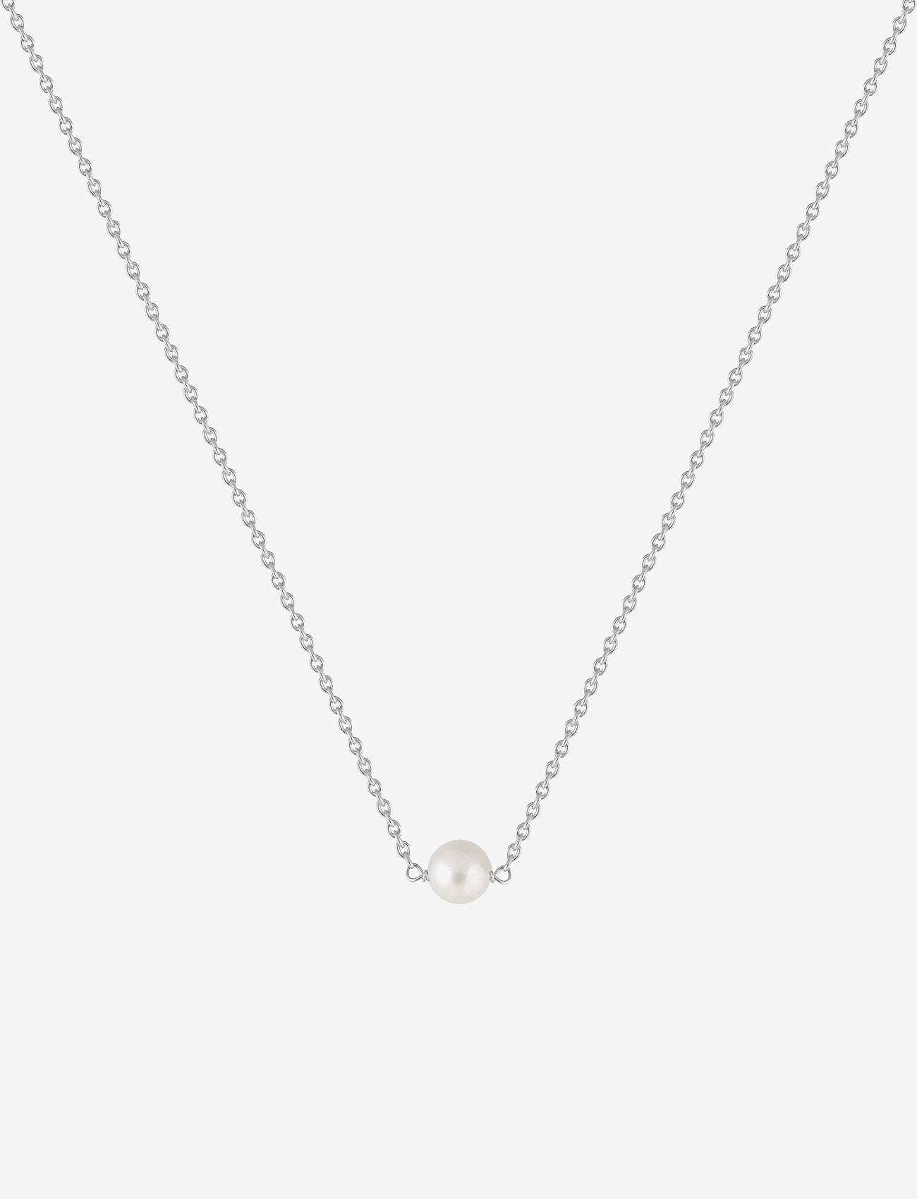 SOPHIE by SOPHIE - Pearl necklace - perlekjeder - silver - 0