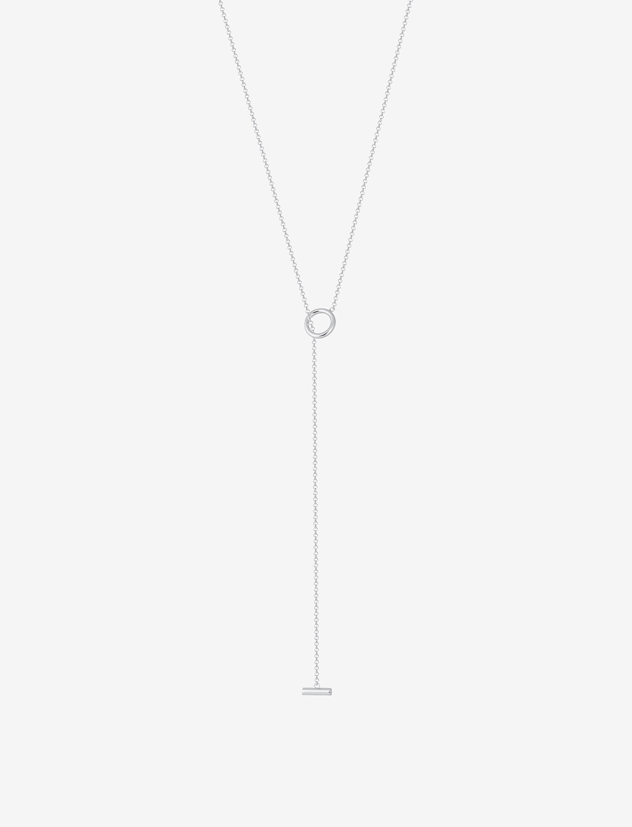 SOPHIE by SOPHIE - Circlebar necklace - silver - 0