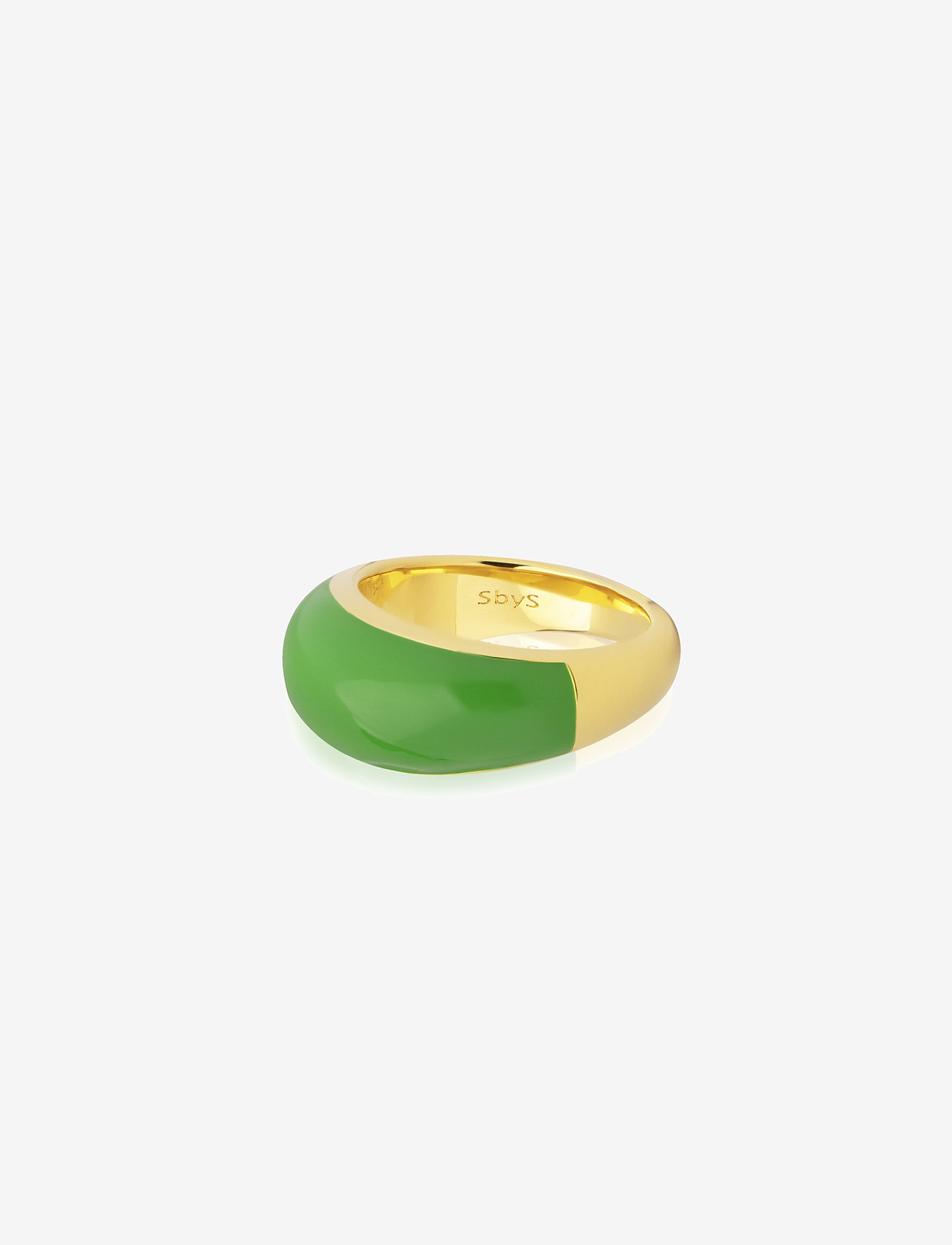 SOPHIE by SOPHIE - Enamel bold ring - party wear at outlet prices - green - 0