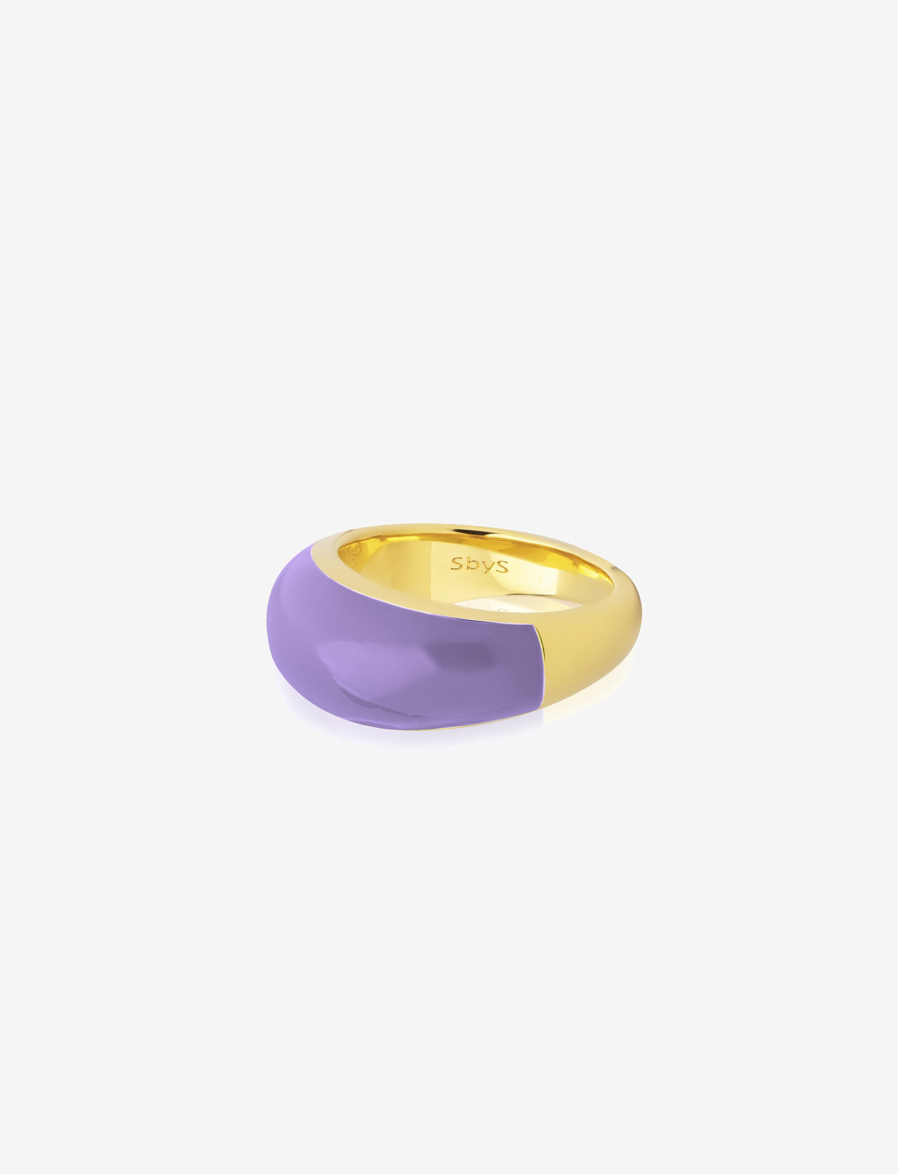 SOPHIE by SOPHIE - Enamel bold ring - party wear at outlet prices - purple - 0