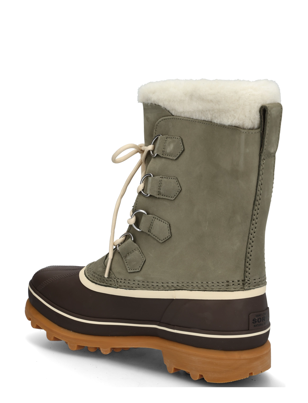 Sorel - CARIBOU WP - vandringsskor - stone green, tobacco - 1