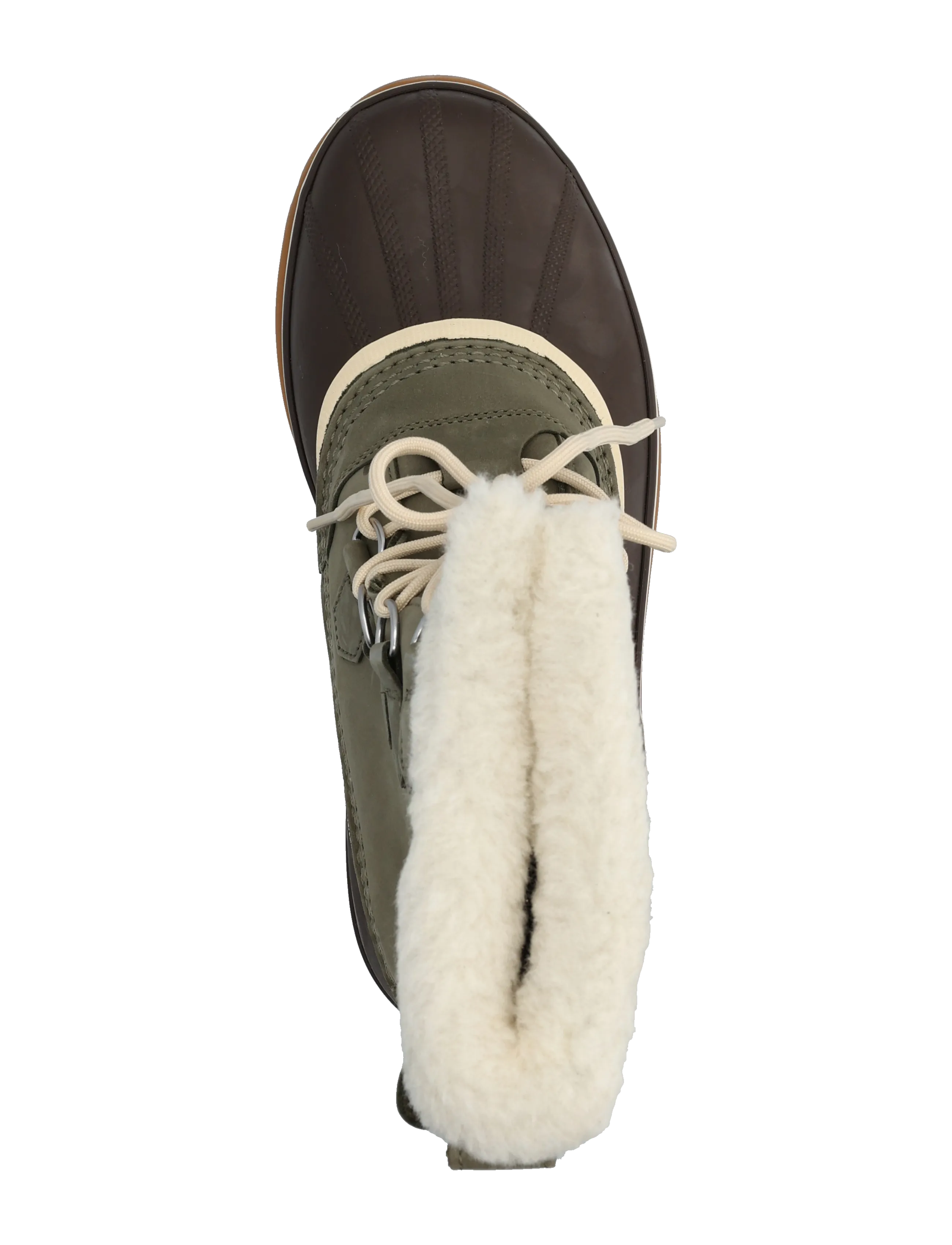 Sorel - CARIBOU WP - matka- ja kõndimisjalatsid - stone green, tobacco - 3