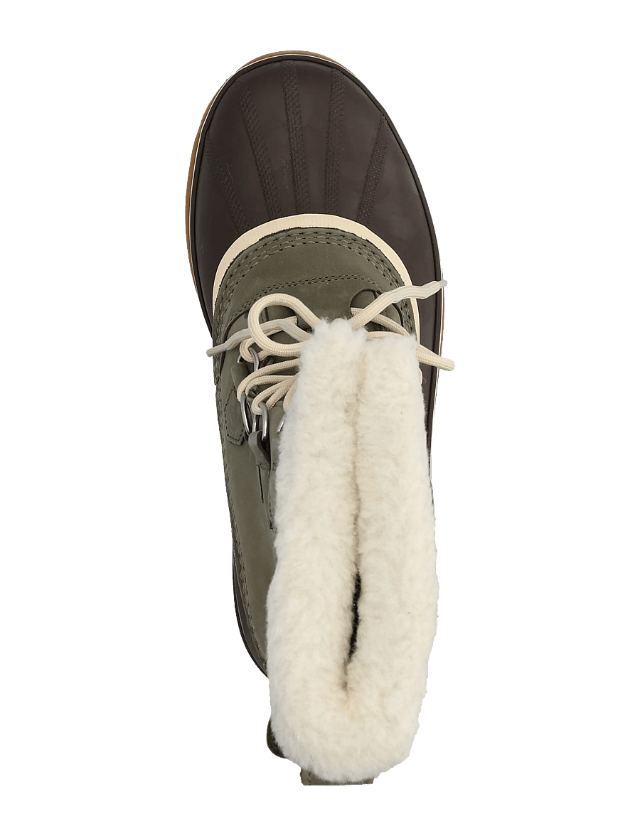 Sorel - CARIBOU WP - matka- ja kõndimisjalatsid - stone green, tobacco - 3